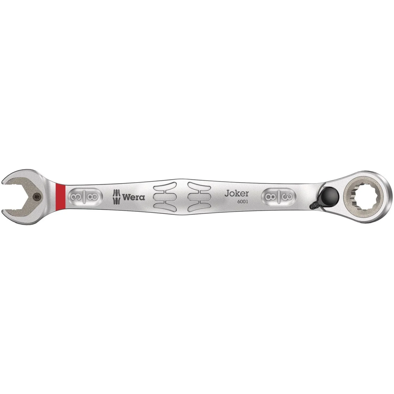 Wera 6001 Joker Switch Ratcheting Combination Wrench, With Switch Lever, Imperial, 3/8-in.x159-mm. - Image 1