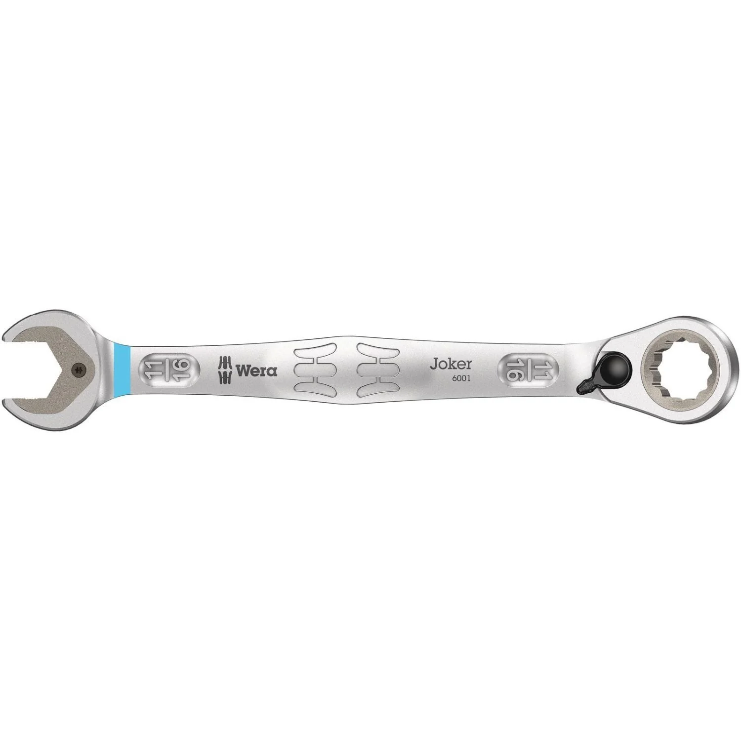 Wera 6001 Joker Switch Ratcheting Combination Wrench, With Switch Lever, Imperial, 11/16-in.x234-mm. - Image 1