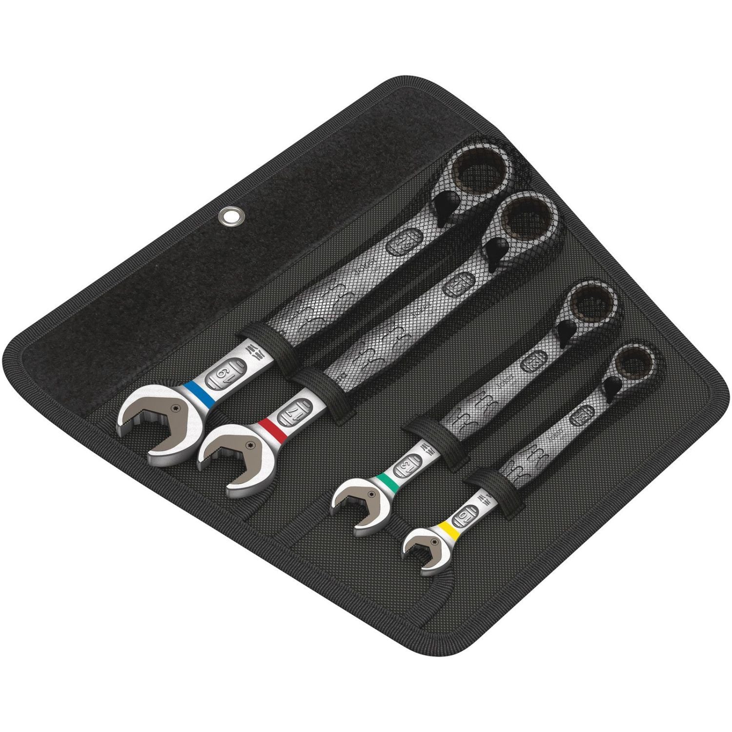 Wera 6001 Joker Switch 4 Set 1 Ratcheting Combination Wrenches Set, 4-Pieces - Image 1