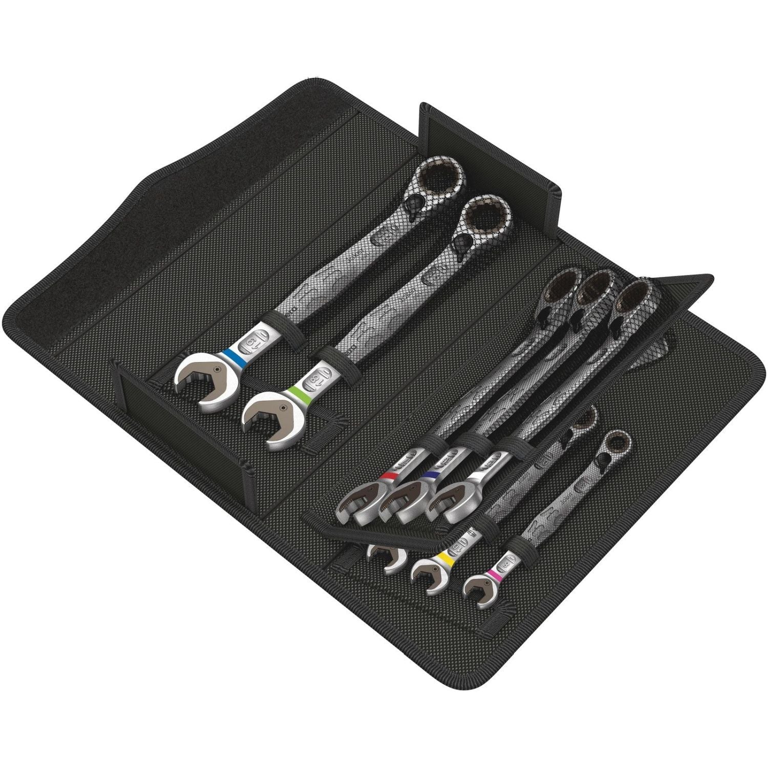 Wera 6001 Joker Switch 11 Set 1 Ratcheting Combination Wrenches Set, 11-Pieces - Image 2