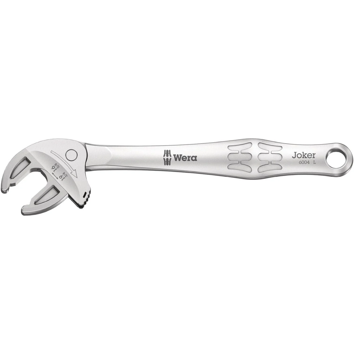 Wera 6004 Joker L Self-Setting Spanner, 16; 17; 18; 19x5/8; 11/16; 3/4-in.x224-mm. - Image 2