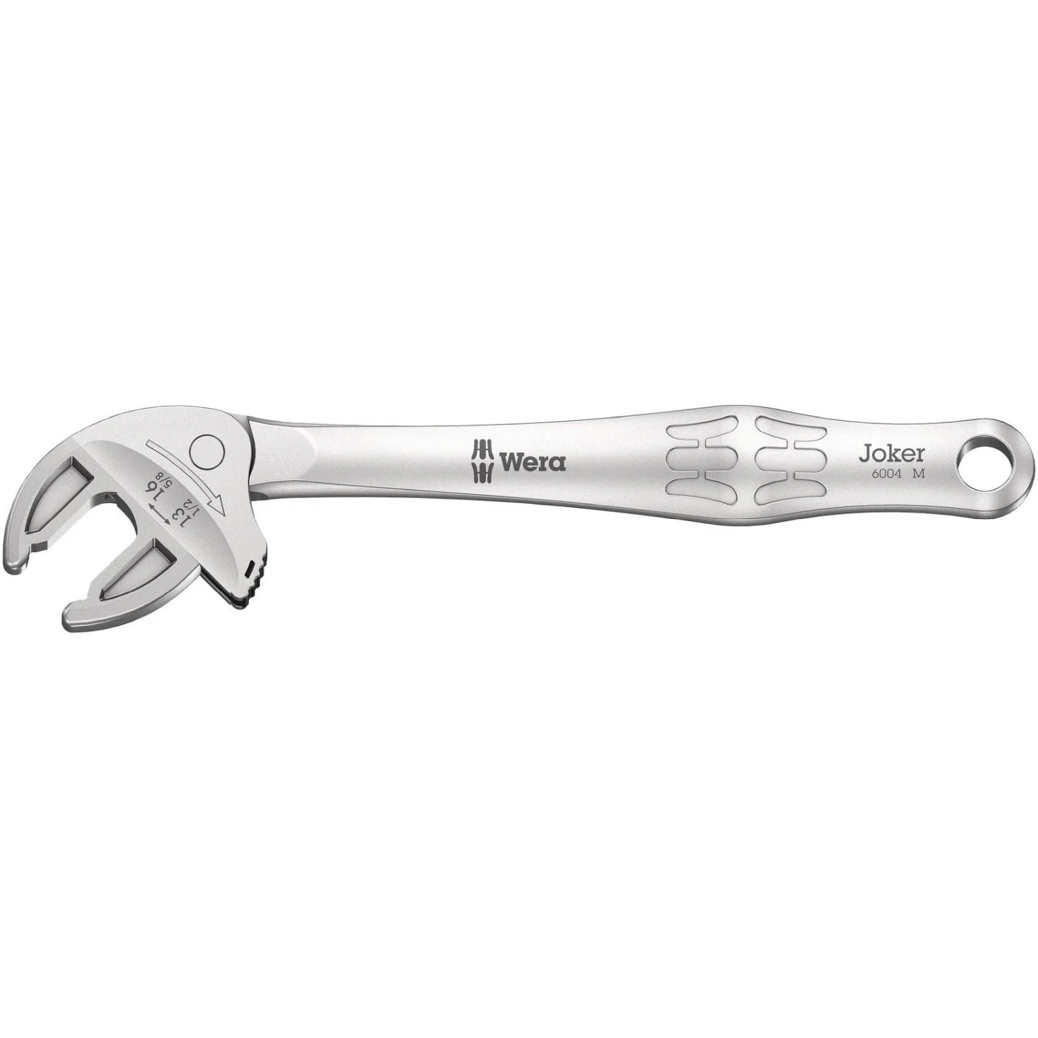 Wera 6004 Joker M Self-Setting Spanner, 13; 14; 15; 16x1/2; 17/32; 9/16; 19/32; 5/8-in.x188-mm. - Image 2