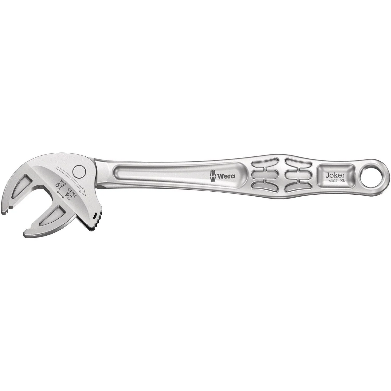 Wera 6004 Joker XL Self-Setting Spanner, 19; 20; 21; 22; 24x3/4; 25/32; 13/16; 7/8; 15/16-in.x256-mm. - Image 1