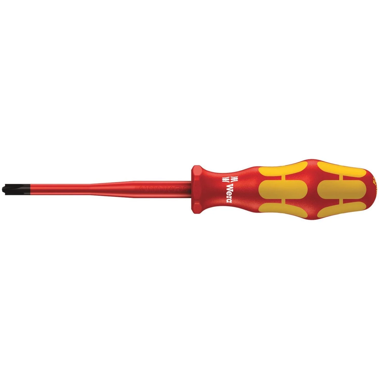 Wera 165 Iss Pz/S VDE Insulated Screwdriver With Reduced Blade Diameter For Plusminus Screws (Pozidriv/Slotted), # 1x80-mm. - Image 2