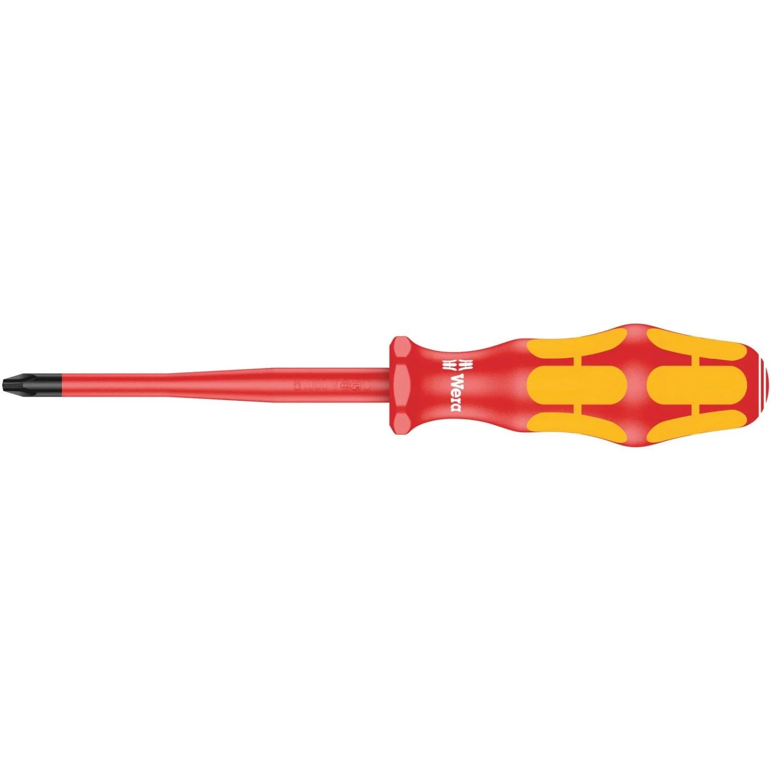 Wera 162 Iss Ph VDE Insulated Screwdriver With Reduced Blade Diameter For Phillips Screws, Ph 2x100-mm. - Image 1