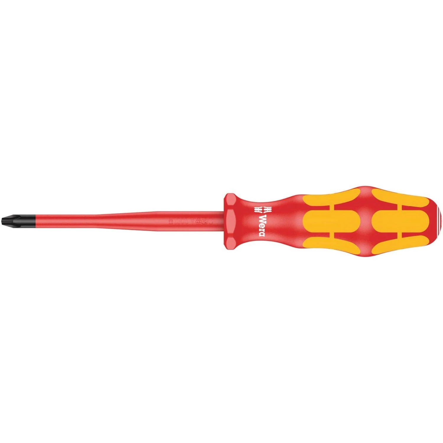 Wera 162 Iss Ph VDE Insulated Screwdriver With Reduced Blade Diameter For Phillips Screws, Ph 2x100-mm. - Image 2