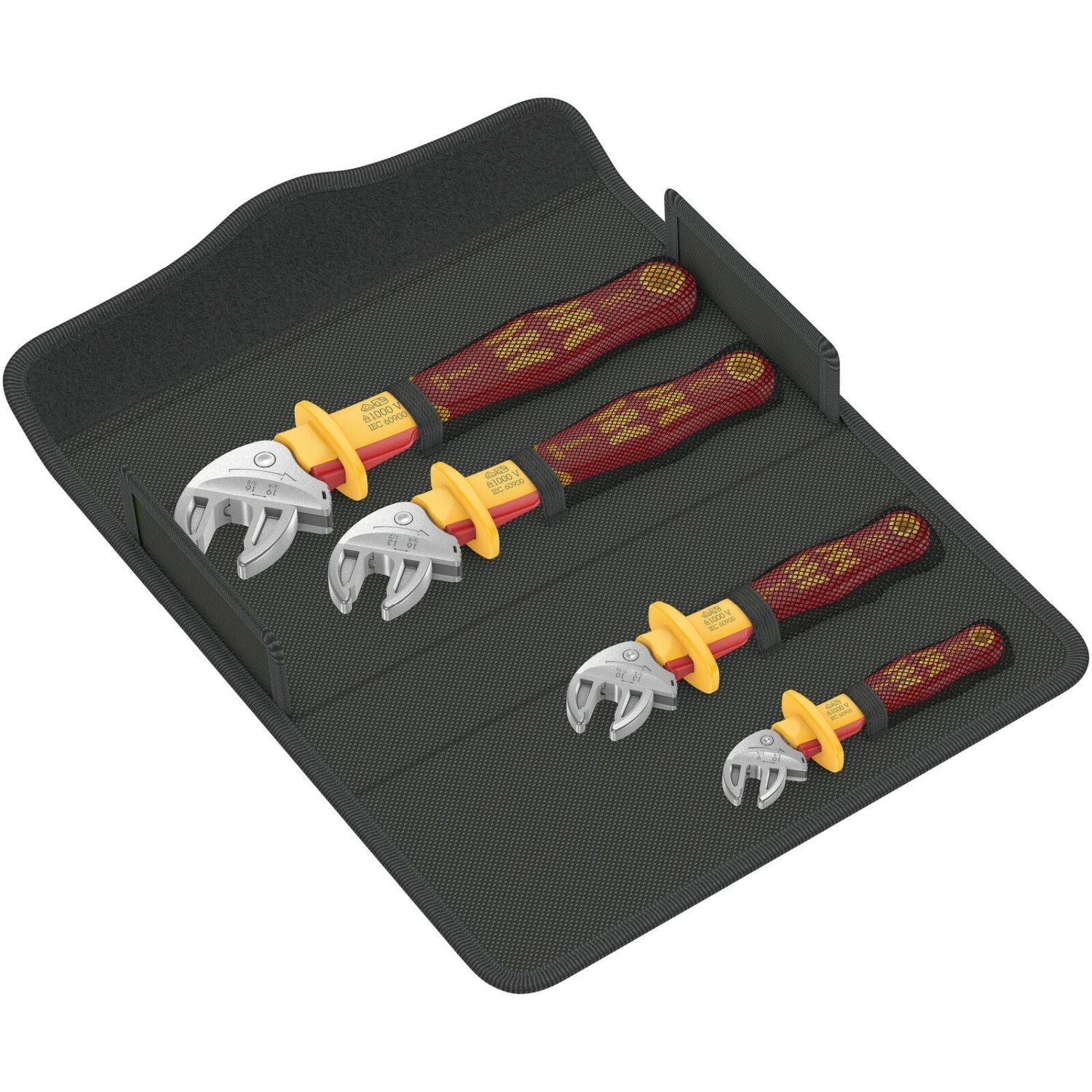 Wera 6004 Joker VDE 4 Set 1 Vde-insulated Self-Setting Spanner Set, 4-Pieces - Image 2