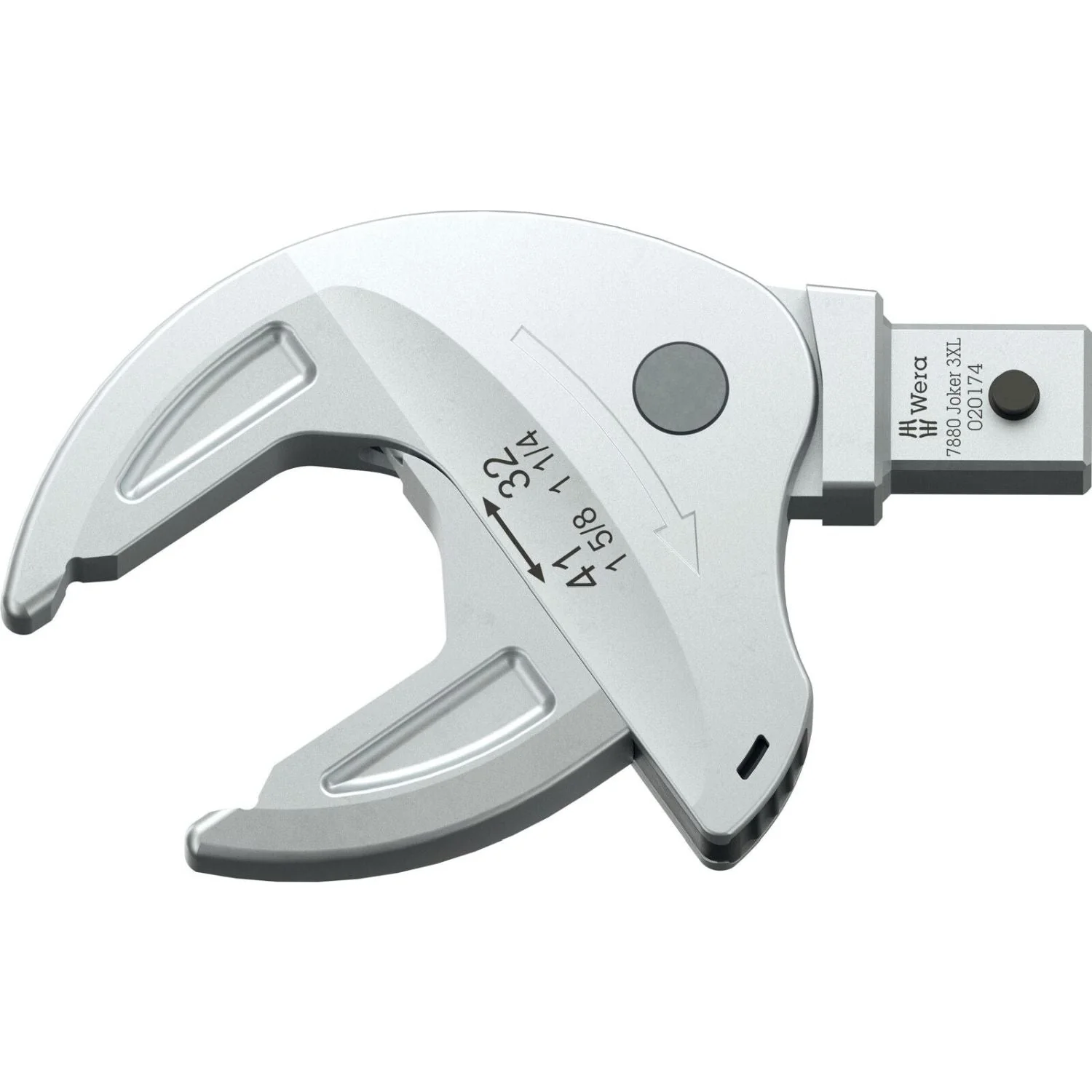 Wera 7880 Joker 3Xl Self-Setting Insert Spanner For Wrench Sizes 32-41-mm., 14X18-mm., 14X18x32-41x1 1/4-1 5/8-in.x128.1-mm. - Image 2