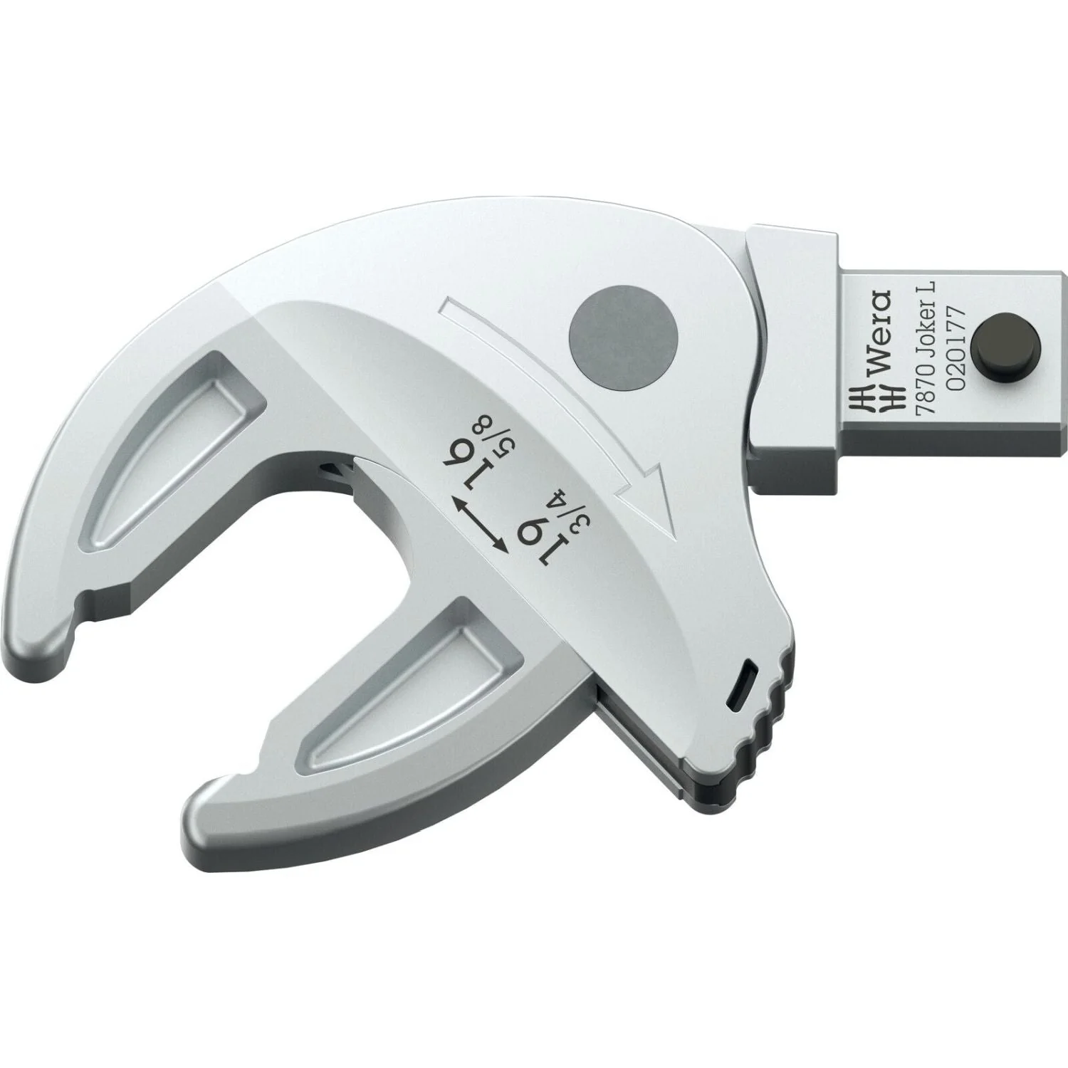 Wera 7870 Joker L Self-Setting Insert Spanner For Wrench Sizes 16-19-mm., 9X12-mm., 9X12x16-19x5/8-3/4-in.x77.7-mm. - Image 2