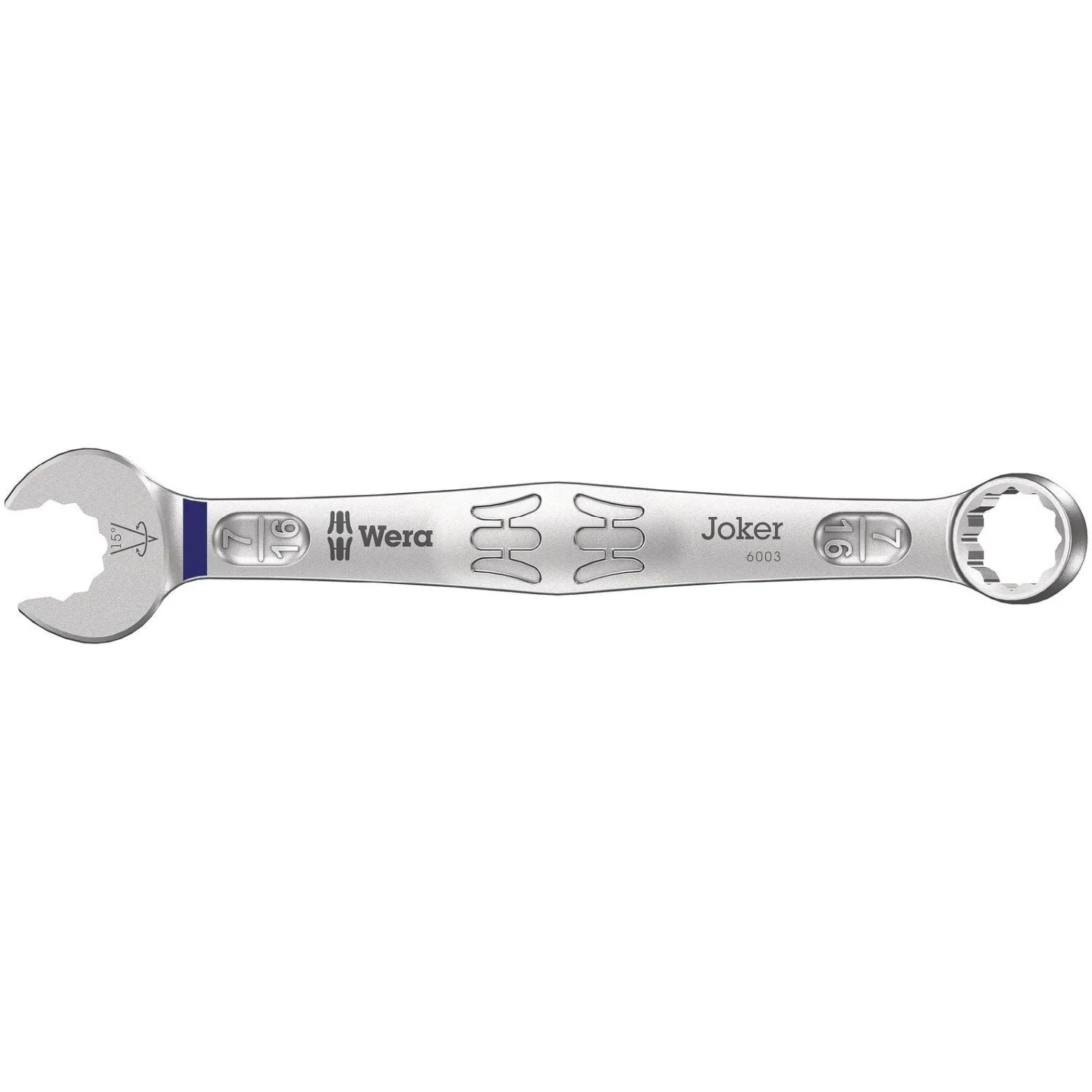 Wera 6003 Joker Combination Wrench, Imperial, 7/16-in.x135-mm. - Image 1
