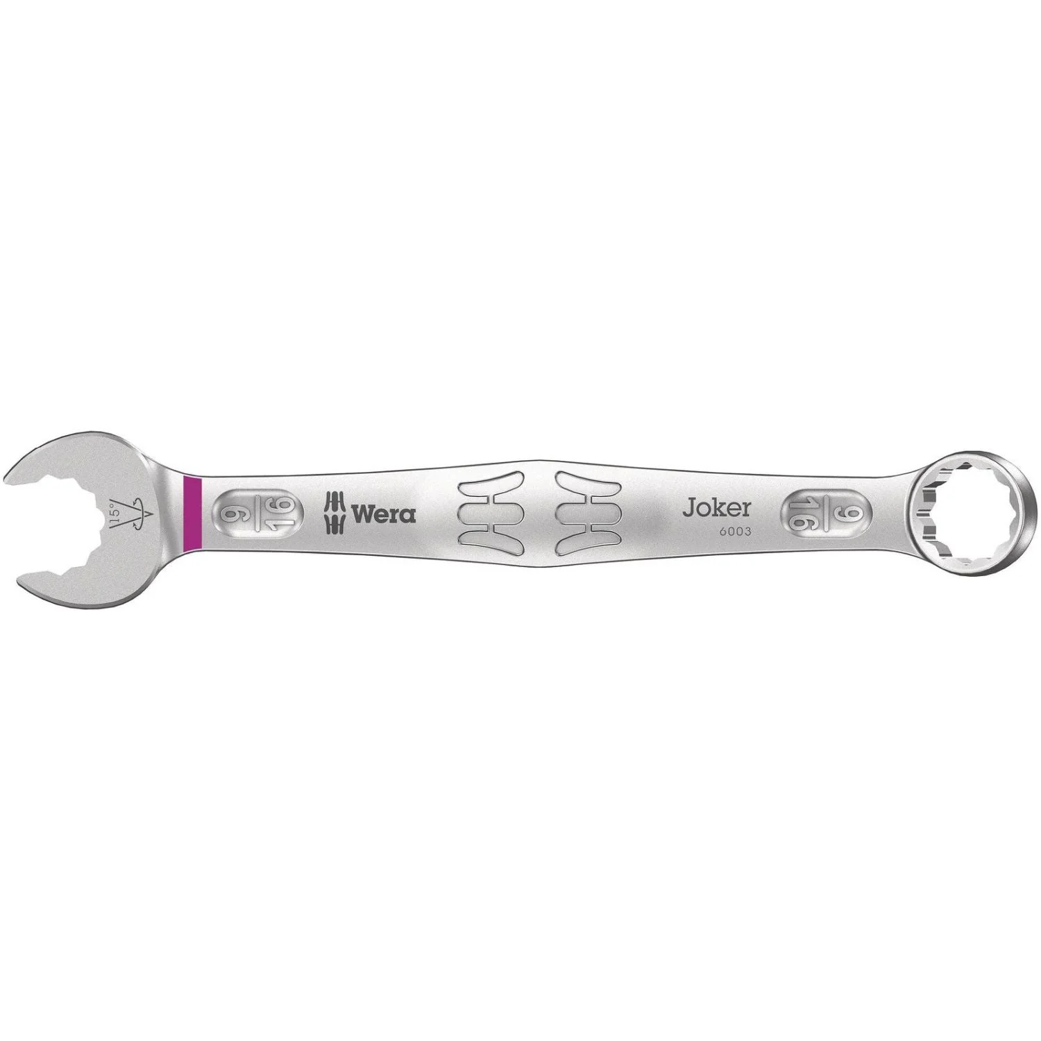 Wera 6003 Joker Combination Wrench, Imperial, 9/16-in.x167-mm. - Image 1