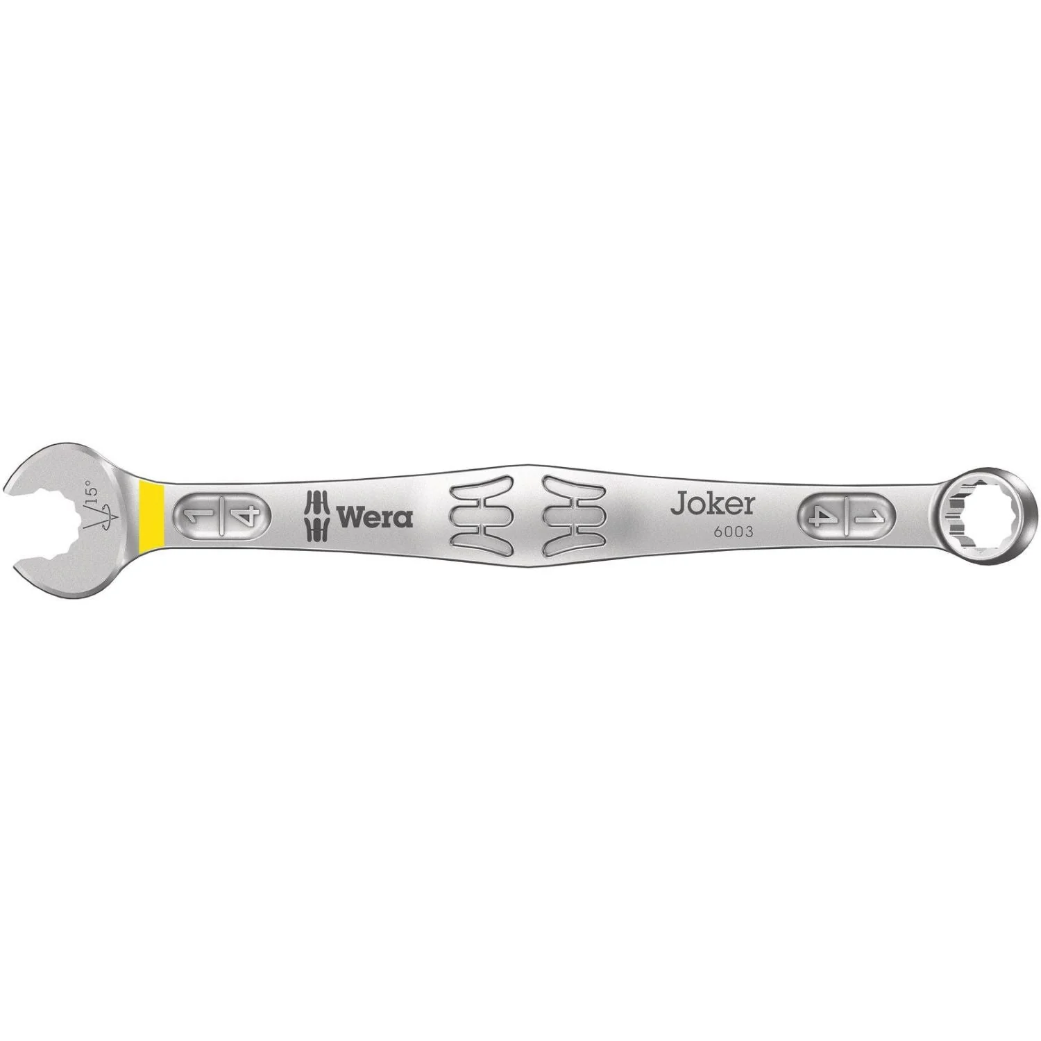 Wera 6003 Joker Combination Wrench, Imperial, 1/4-in.x105-mm. - Image 1