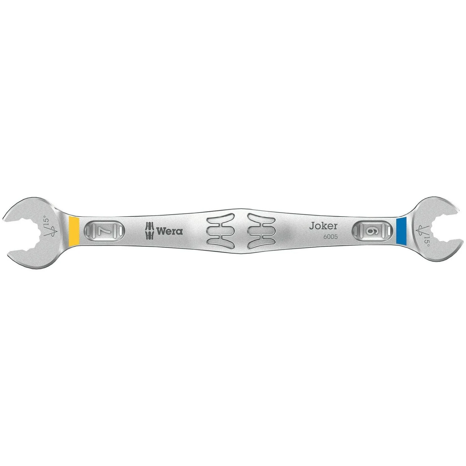 Wera 6005 Joker Double Open End Wrench, 6x7x111.8-mm. - Image 1