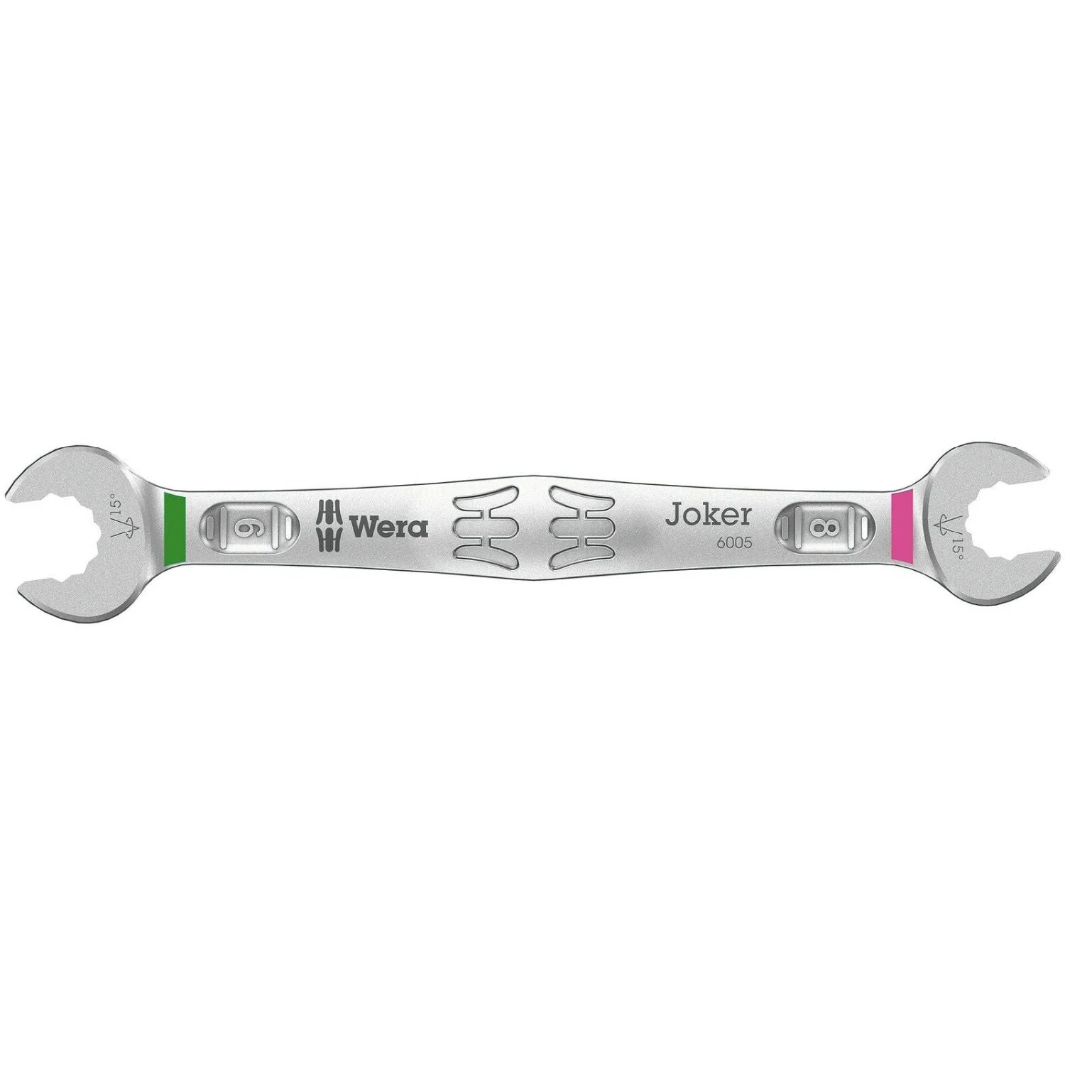 Wera 6005 Joker Double Open End Wrench, 8x9x122.2-mm. - Image 1