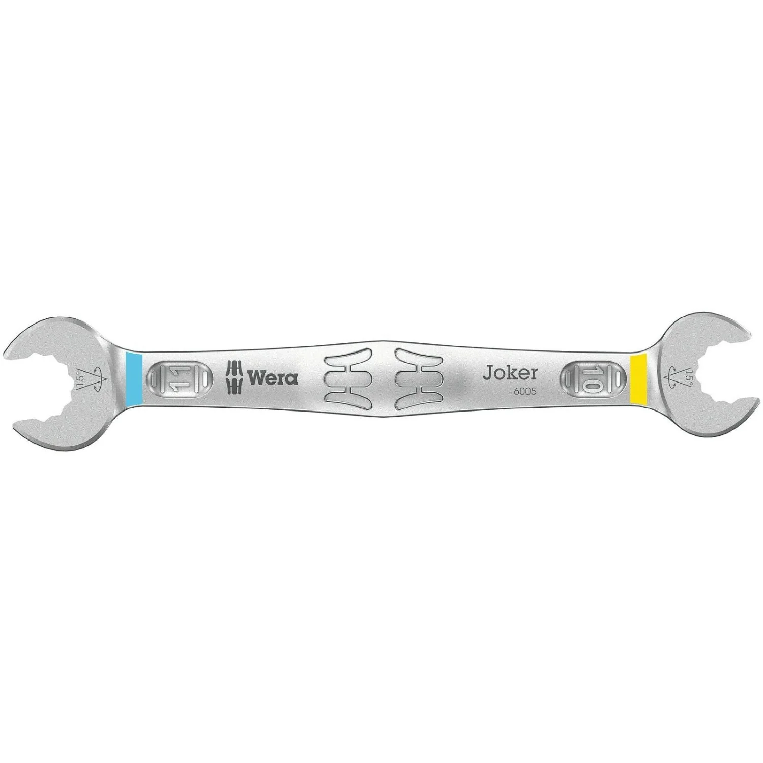 Wera 6005 Joker Double Open End Wrench, 10x11x137.3-mm. - Image 1