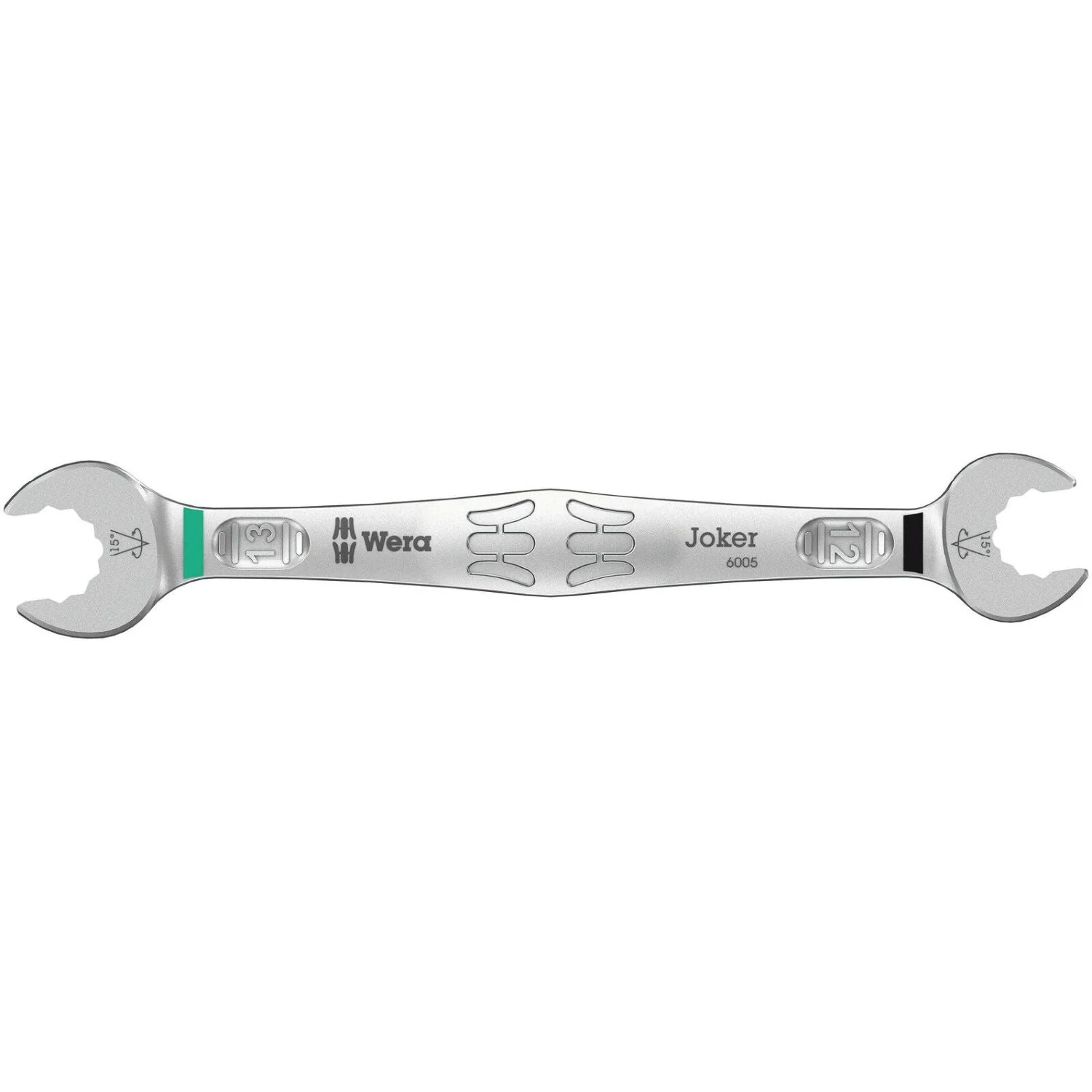 Wera 6005 Joker Double Open End Wrench, 12x13x166-mm. - Image 2