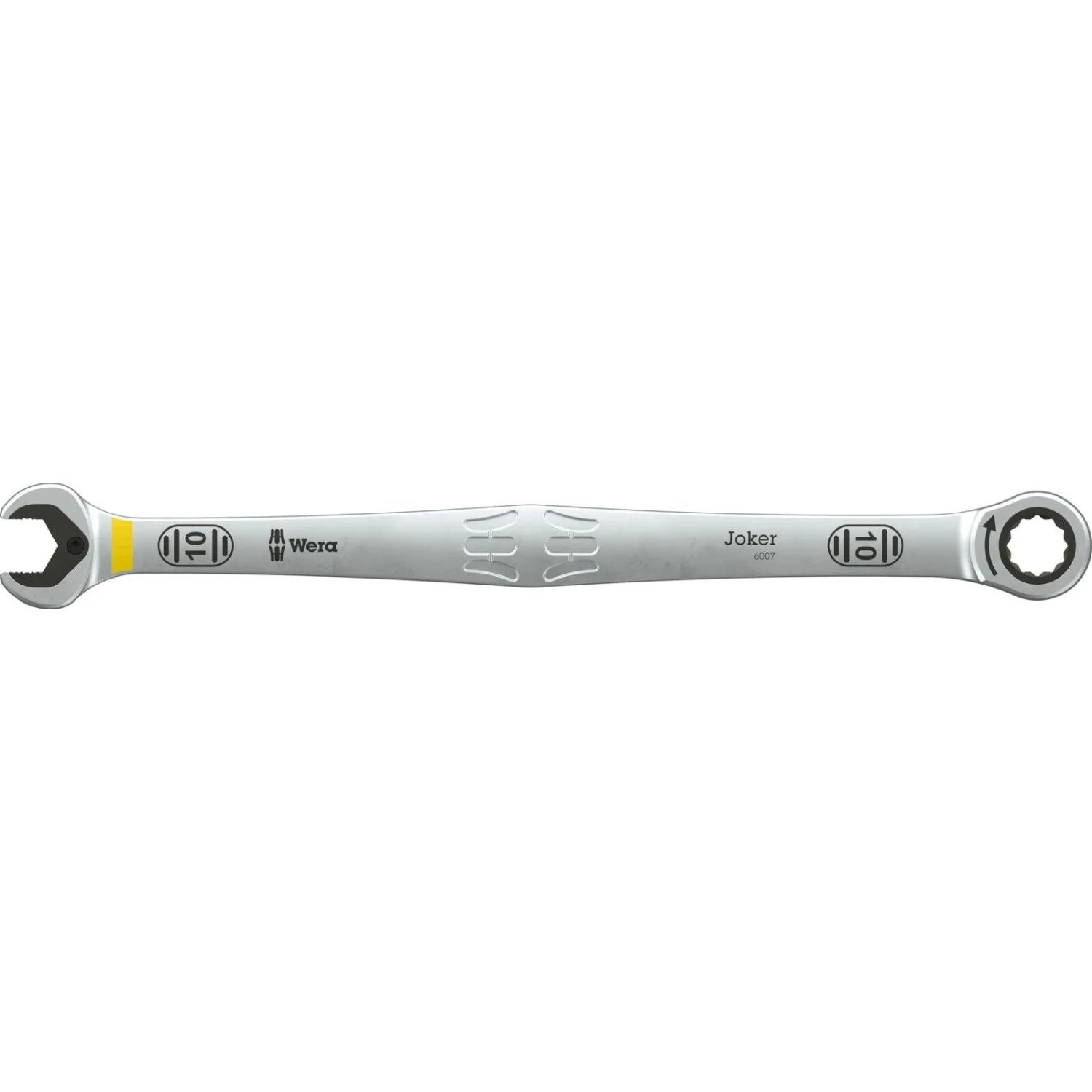 Wera 6007 Joker SB Ring Ratchet Spanner, Long Design, 10x209-mm. - Image 1