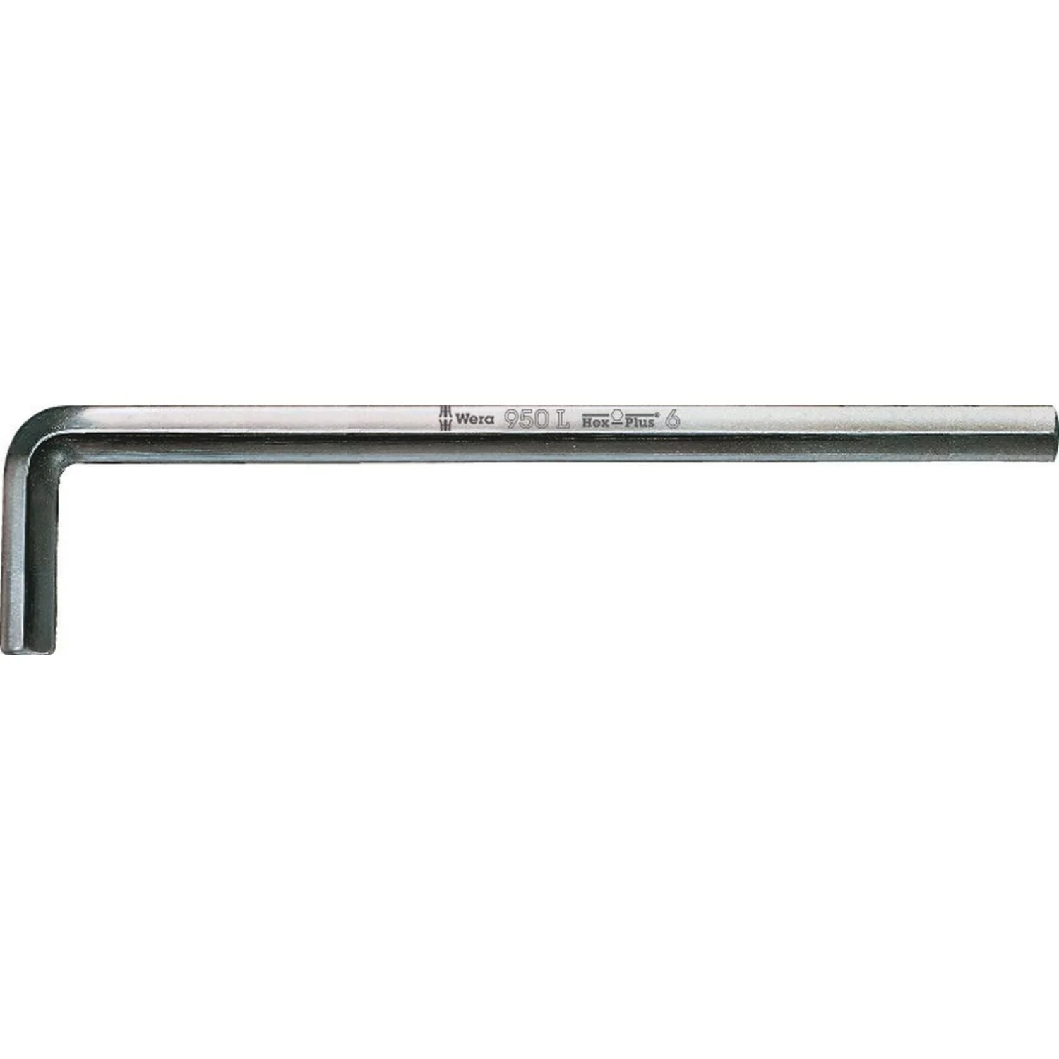 Wera 950 L-Key, Metric, Chrome-Plated, 12x250-mm. - Image 1