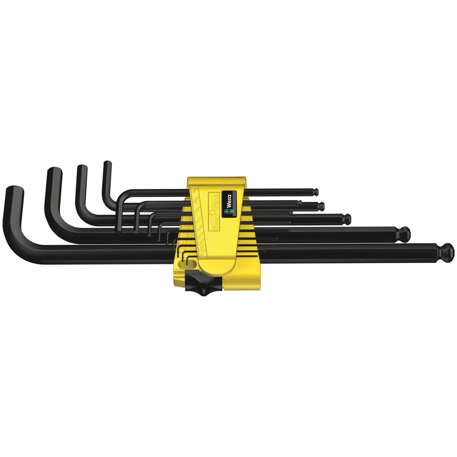 Wera 950/13 Hex-Plus Imperial 1 L-Key Set, Imperial, Blacklaser, 13-Pieces - Image 1