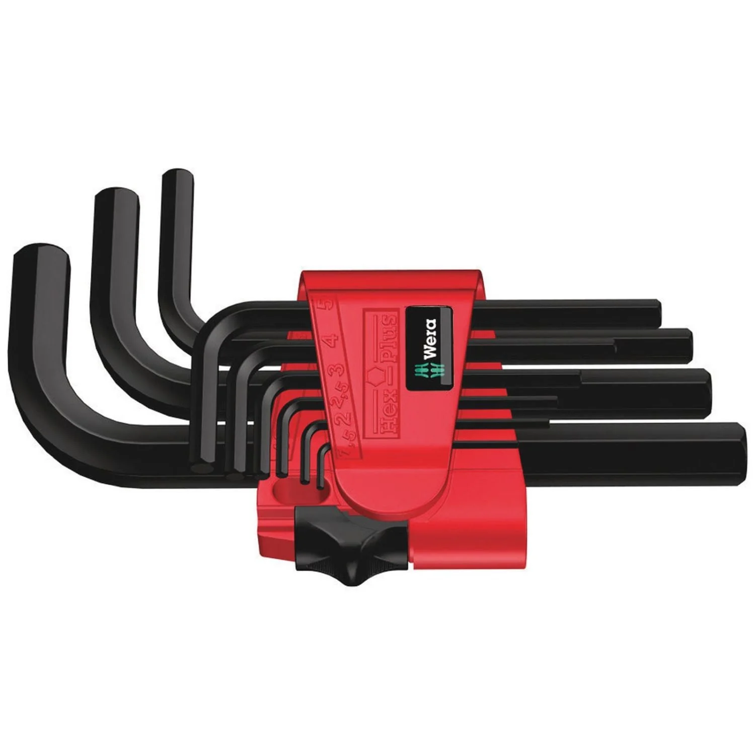 Wera 950/9 Hex-Plus 7 L-Key Set, Metric, Blacklaser, 9-Pieces - Image 1