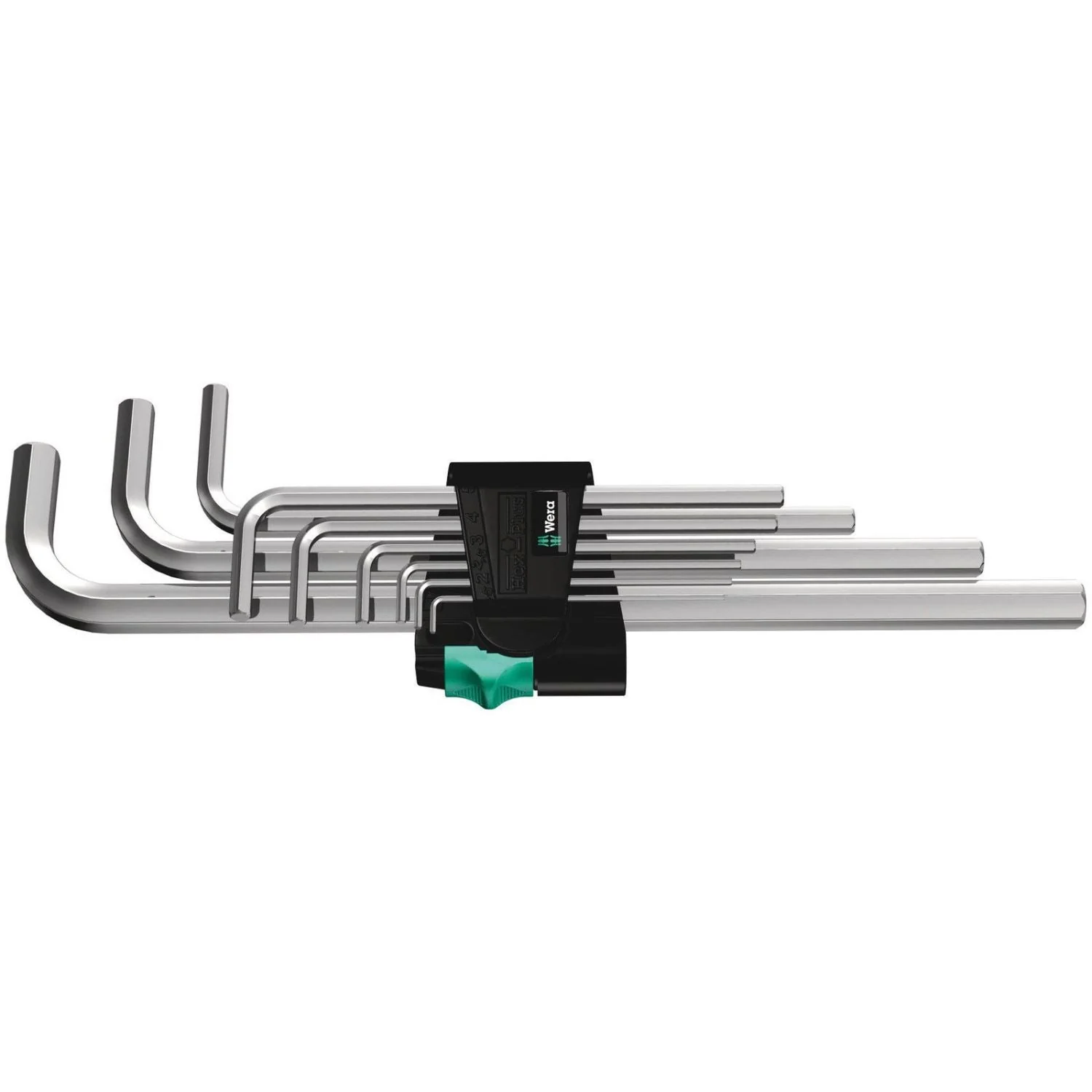 Wera 950/9 Hex-Plus 2 L-Key Set, Metric, Chrome-Plated, 9-Pieces - Image 2