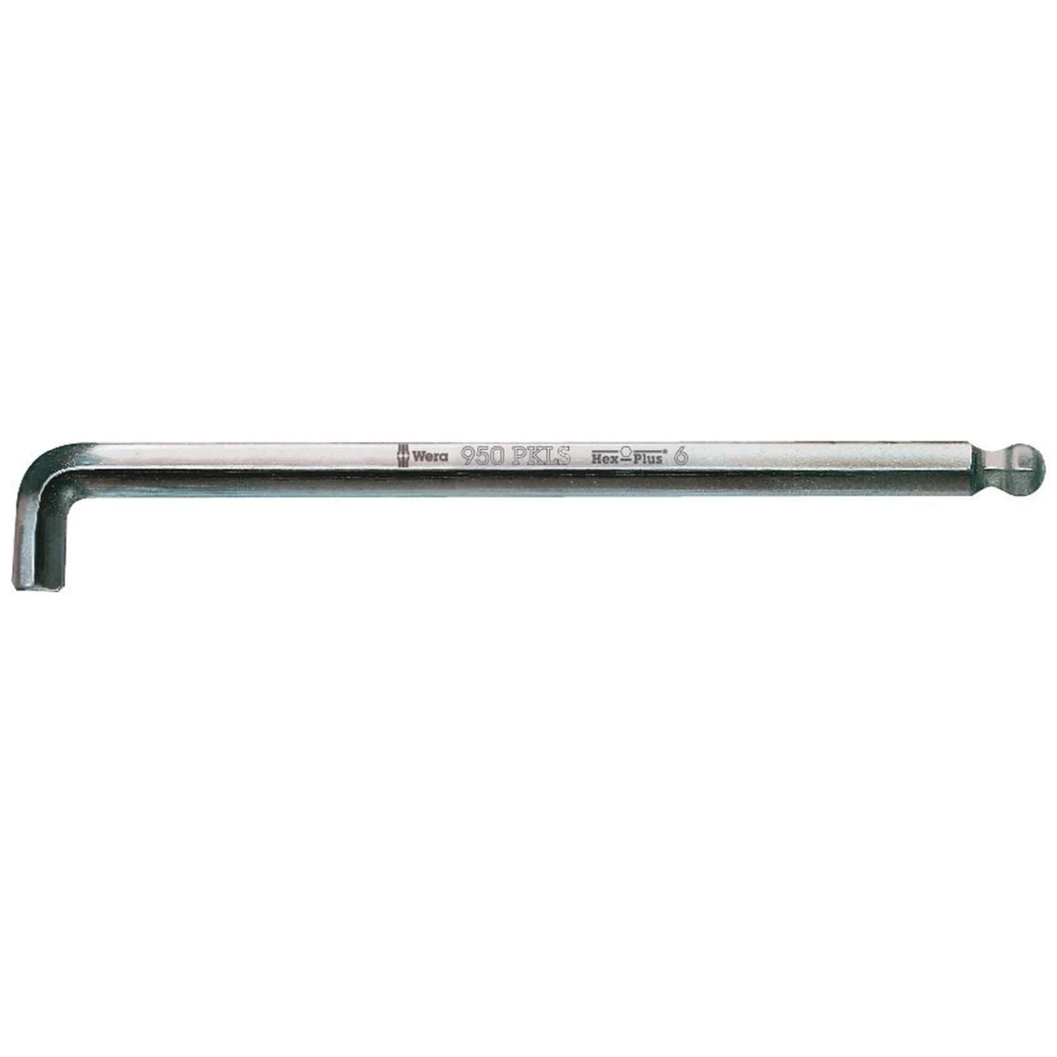 Wera 950 Pkls L-Key, Metric, Chrome Plated, 2.5x112-mm. - Image 2