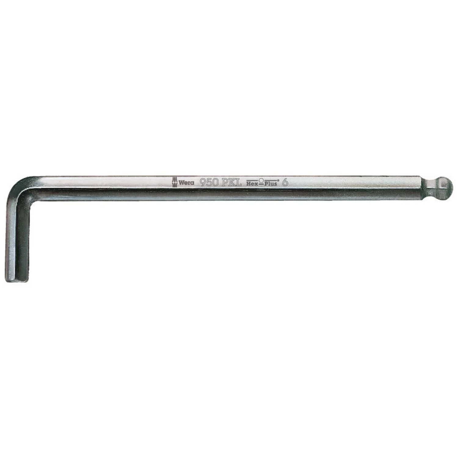 Wera 950 Pkl L-Key, Metric, Chrome-Plated, 4x140-mm. - Image 1