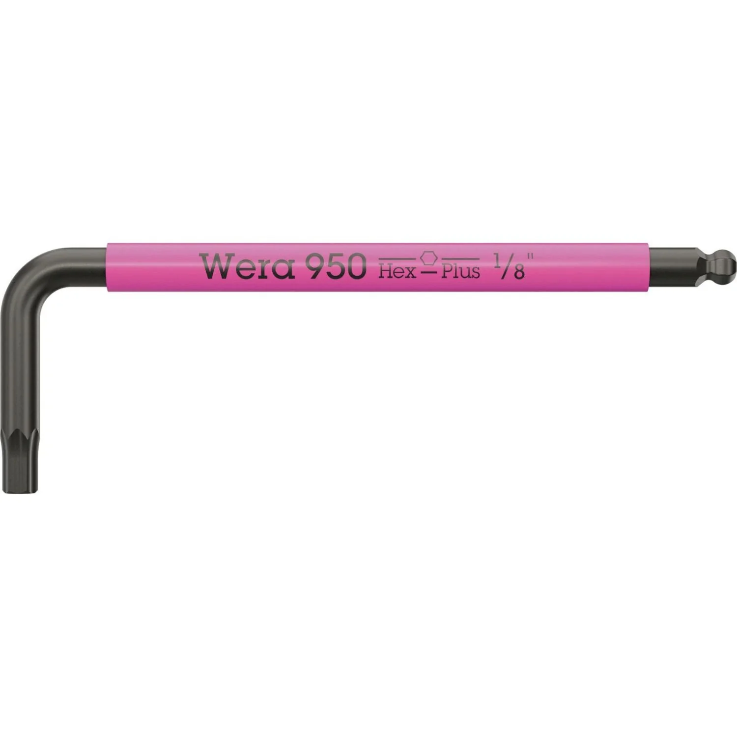 Wera 950 Spks L-Key Multicolour, Imperial, Blacklaser, 1/8-in.x63-mm. - Image 1