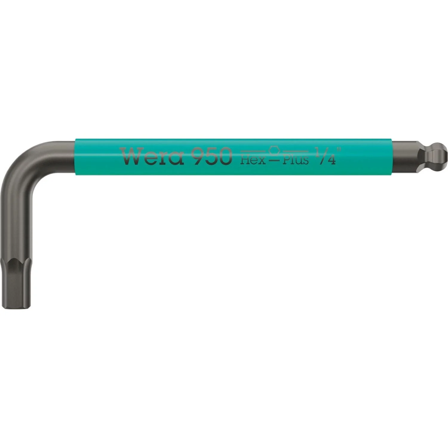 Wera 950 Spks L-Key Multicolour, Imperial, Blacklaser, 1/4-in.x100-mm. - Image 1