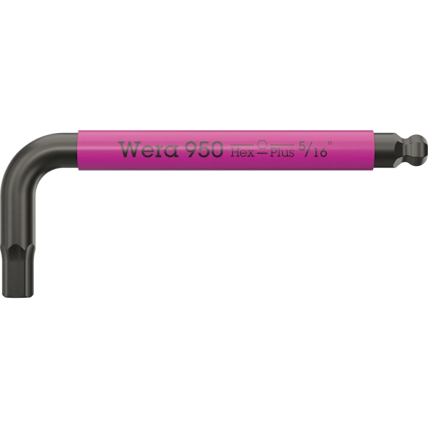 Wera 950 Spks L-Key Multicolour, Imperial, Blacklaser, 5/16-in.x112-mm. - Image 2