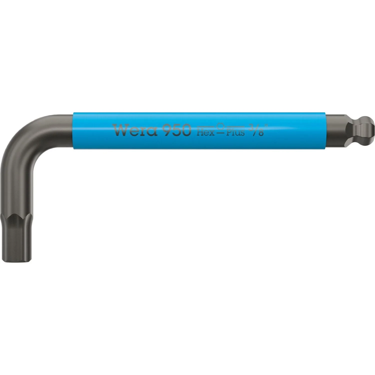 Wera 950 Spks L-Key Multicolour, Imperial, Blacklaser, 3/8-in.x125-mm. - Image 1
