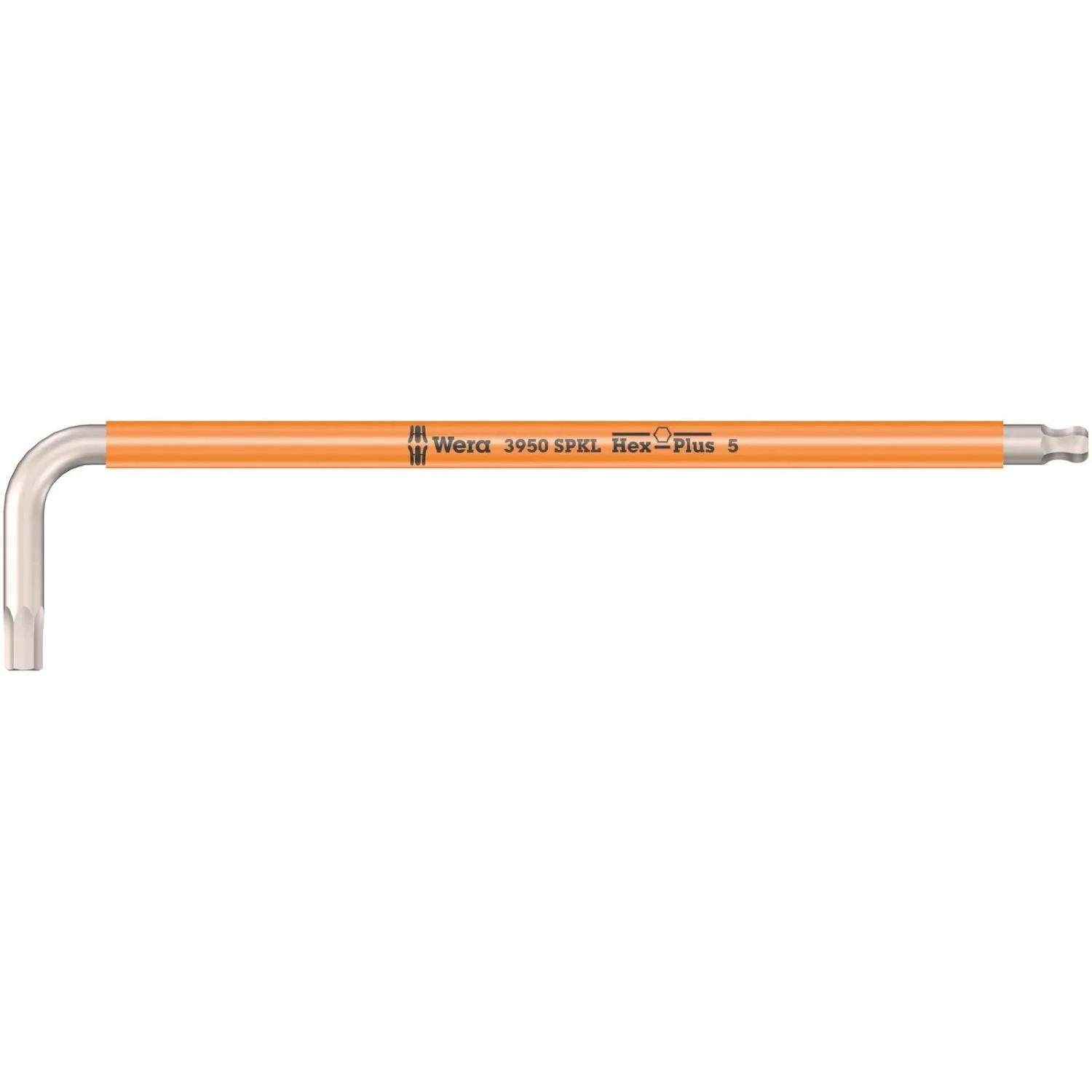 Wera 3950 Spkl Multicolour L-Key, Metric, Stainless, 5x154-mm. - Image 1