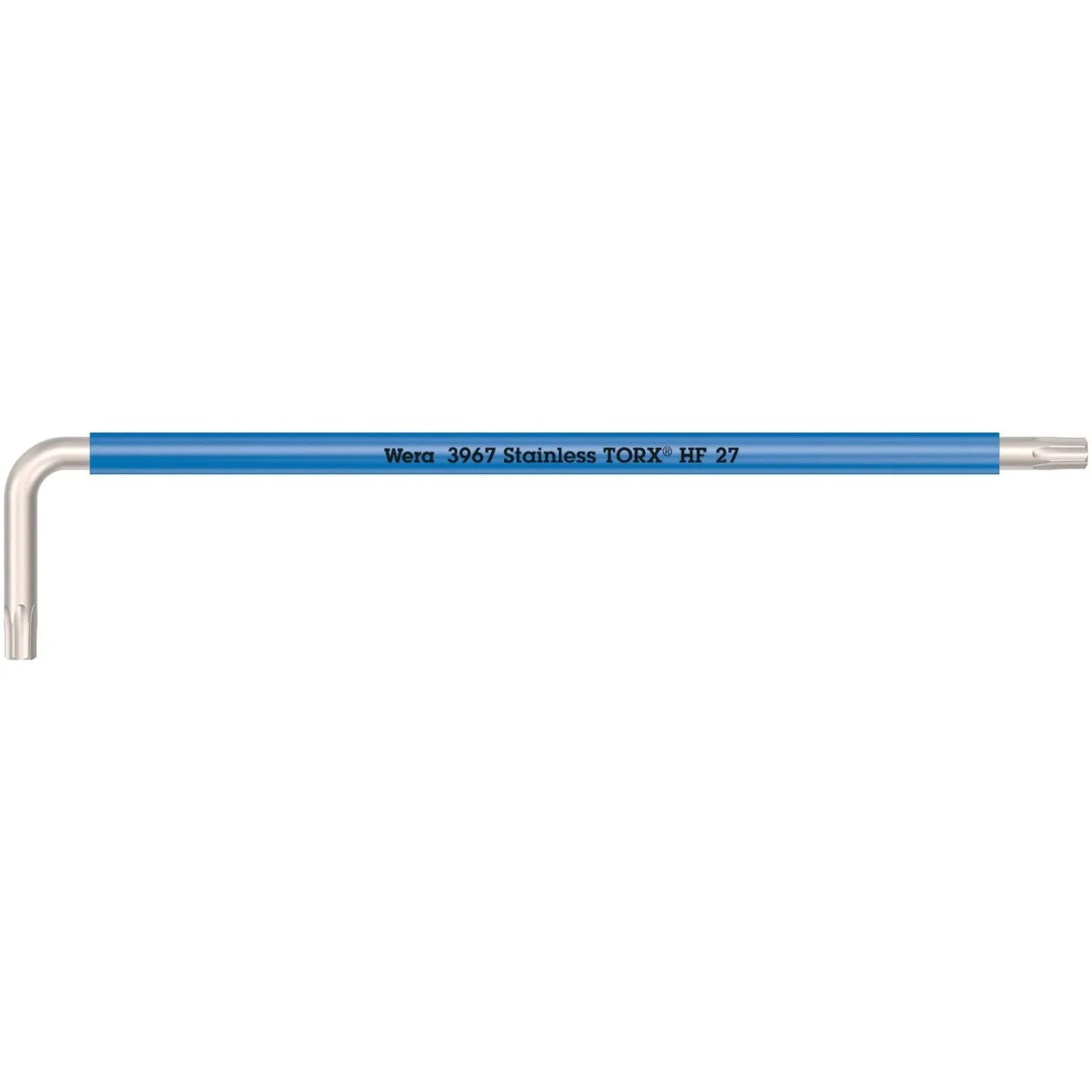 Wera 3967 Sxl Hf Torx L-Key Multicolour With Holding Function, Long, Stainless, Torx 27x172-mm. - Image 1