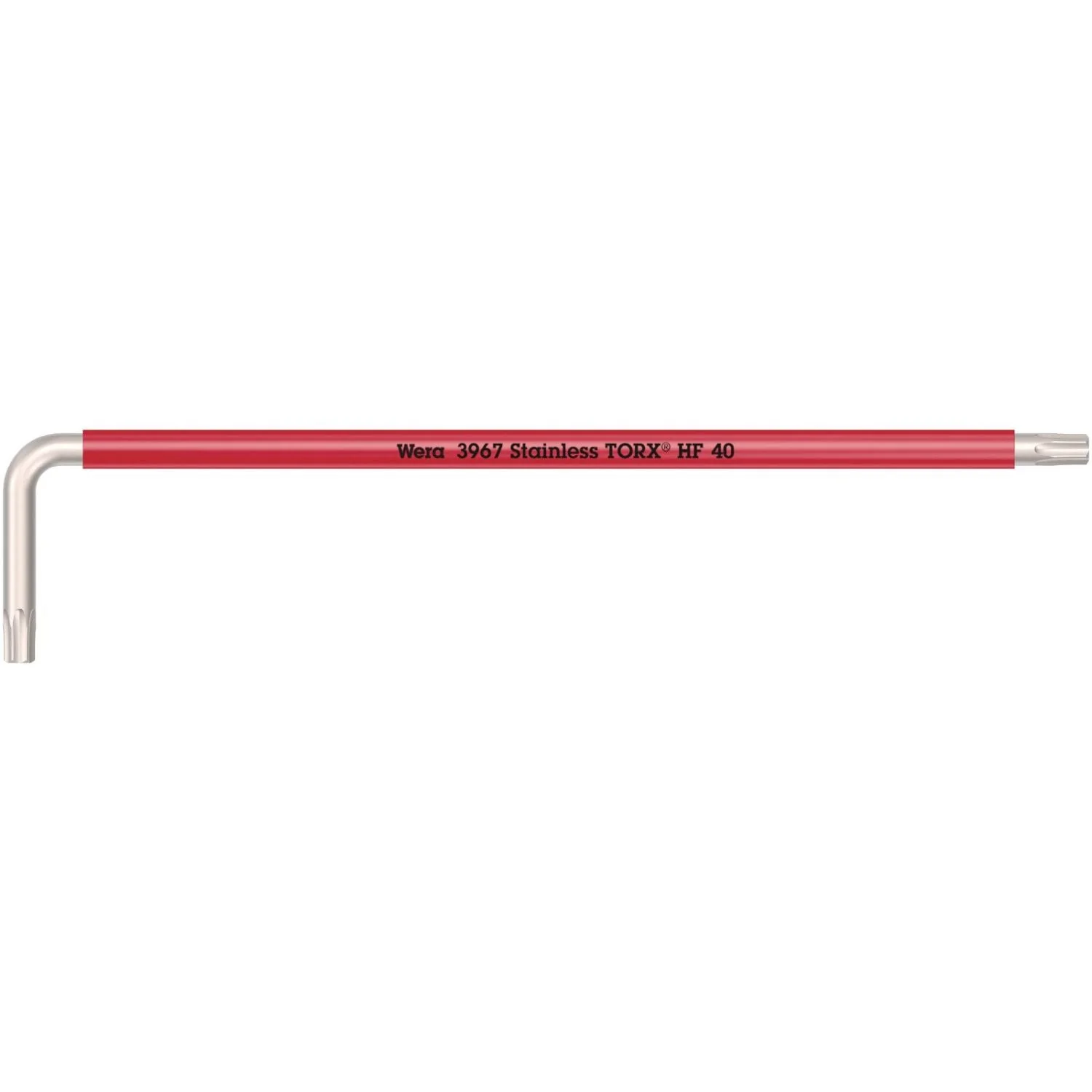 Wera 3967 Sxl Hf Torx L-Key Multicolour With Holding Function, Long, Stainless, Torx 40x224-mm. - Image 1