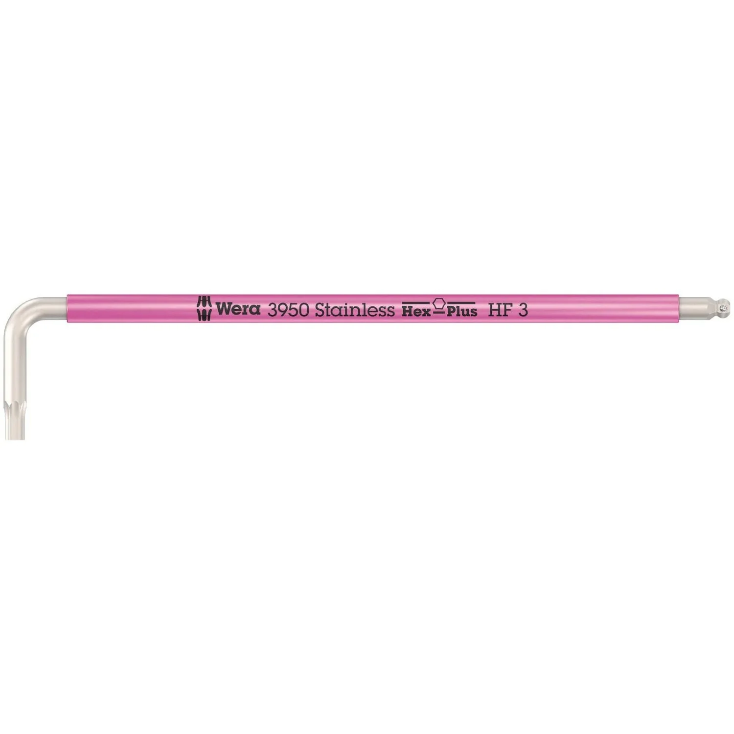Wera 3950 Spkl Multicolour Hf L-Key, Metric, Stainless Steel, With Holding Function, 3x123-mm. - Image 1
