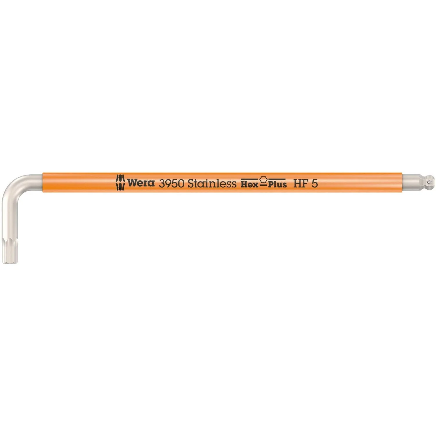 Wera 3950 Spkl Multicolour Hf L-Key, Metric, Stainless Steel, With Holding Function, 5x154-mm. - Image 1