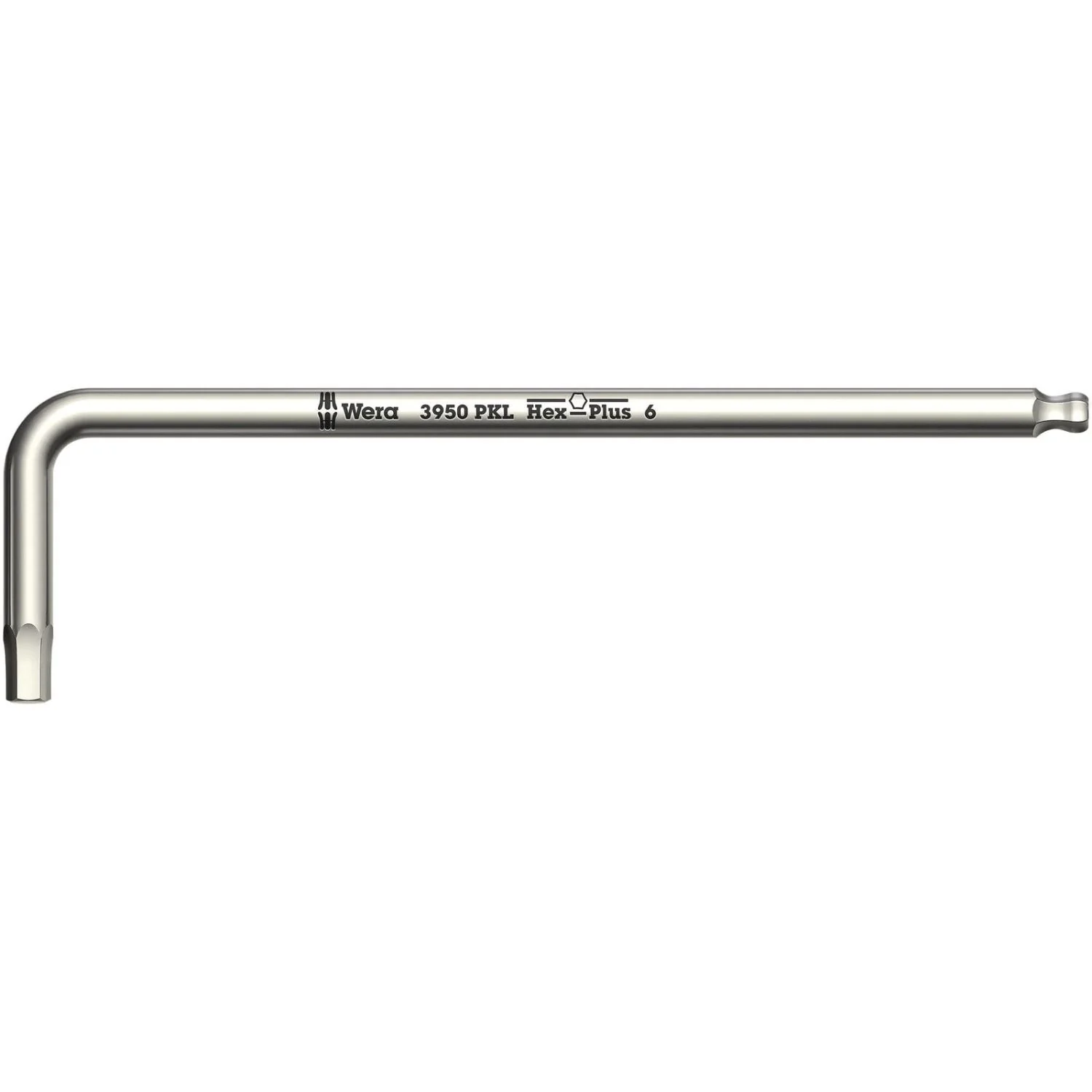 Wera 3950 Pkl L-Key, Metric, Stainless, 10x224-mm. - Image 1