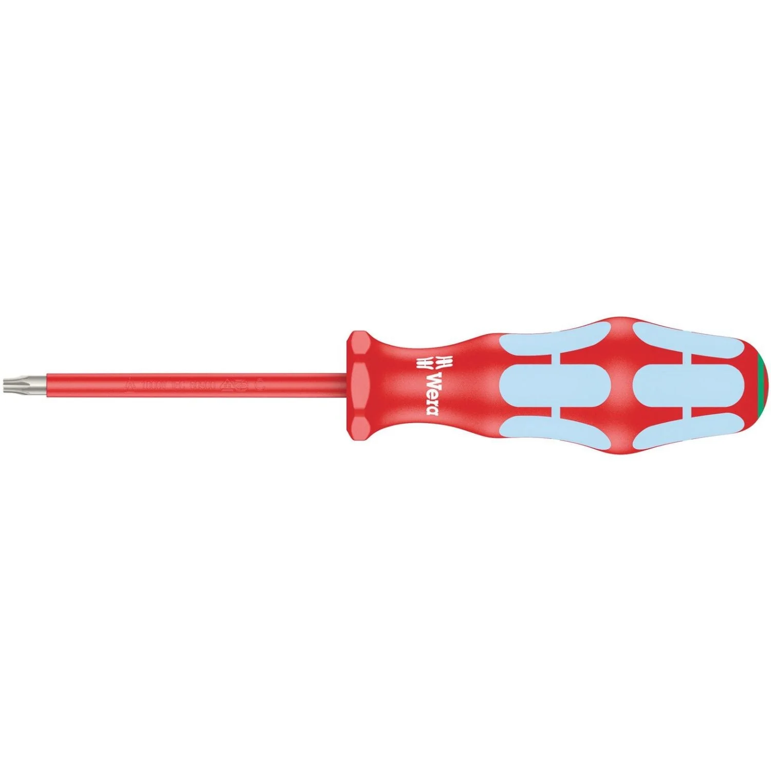 Wera 3167 I VDE Insulated Torx Screwdriver, Stainless Steel, Torx 15x80-mm. - Image 2