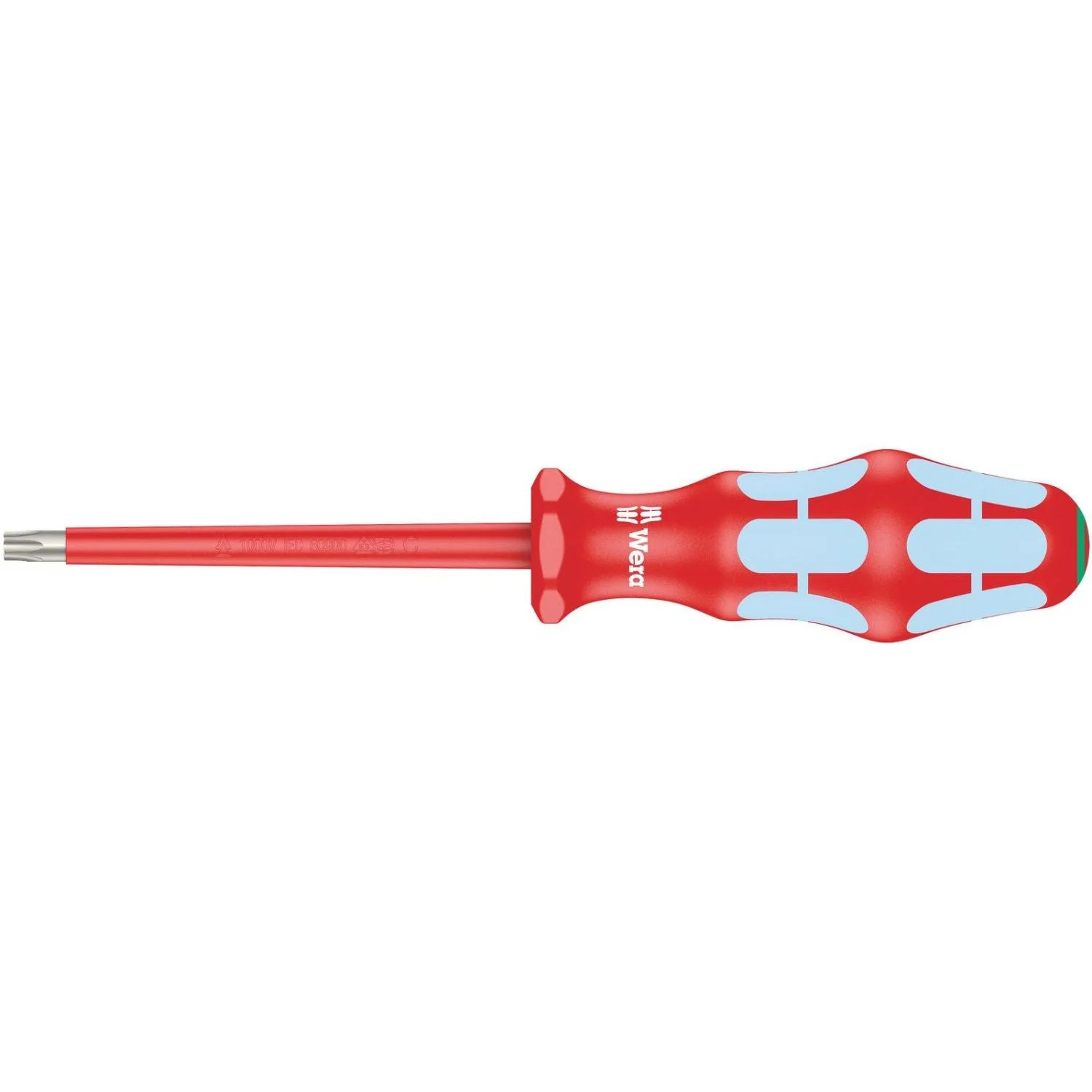 Wera 3167 I VDE Insulated Torx Screwdriver, Stainless Steel, Torx 30x100-mm. - Image 1