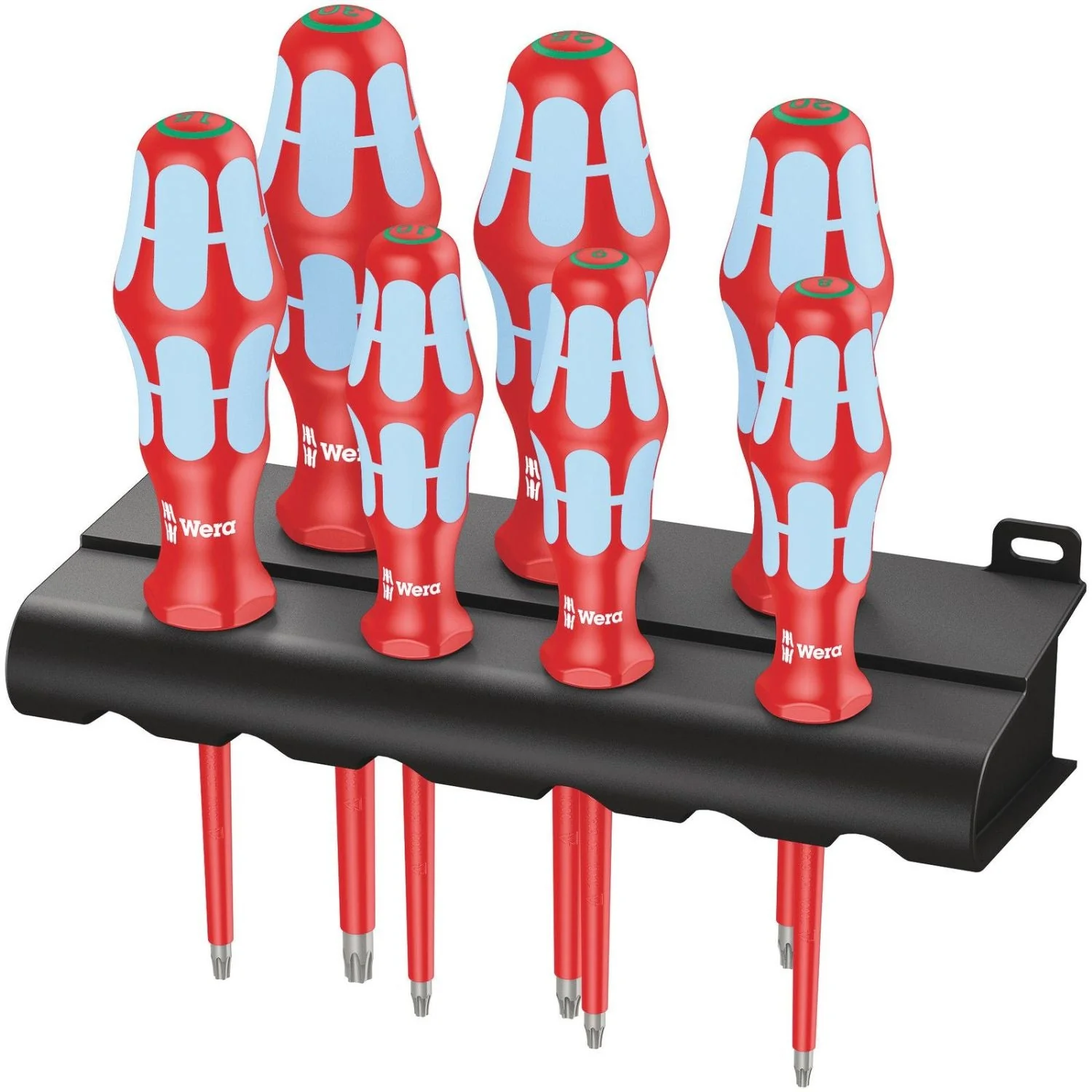 Wera 3167 I/7 Torx Screwdriver Set, Stainless And Rack, 7-Pieces - Image 1