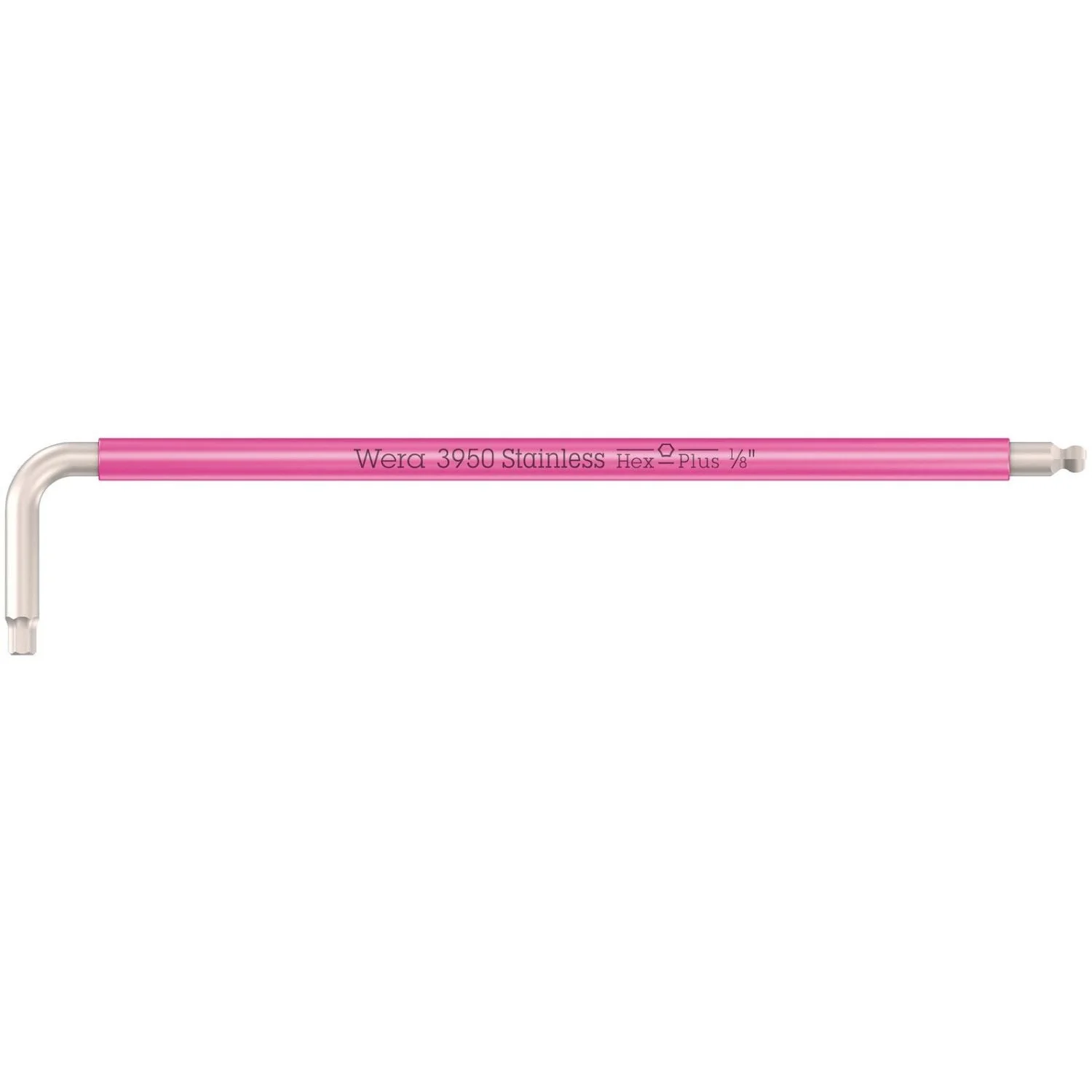 Wera 3950 Spkl Multicolour Imperial L-Keys, Imperial, Stainless, 1/8-in.x123-mm. - Image 1