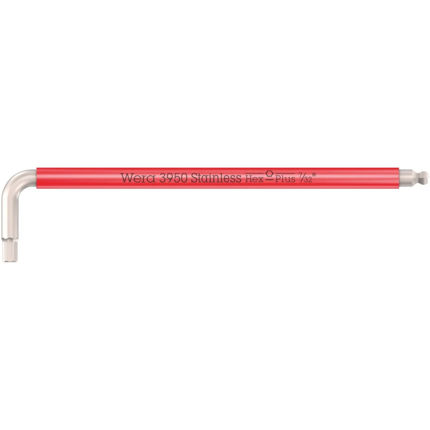 Wera 3950 Spkl Multicolour Imperial L-Keys, Imperial, Stainless, 7/32-in.x172-mm. - Image 1