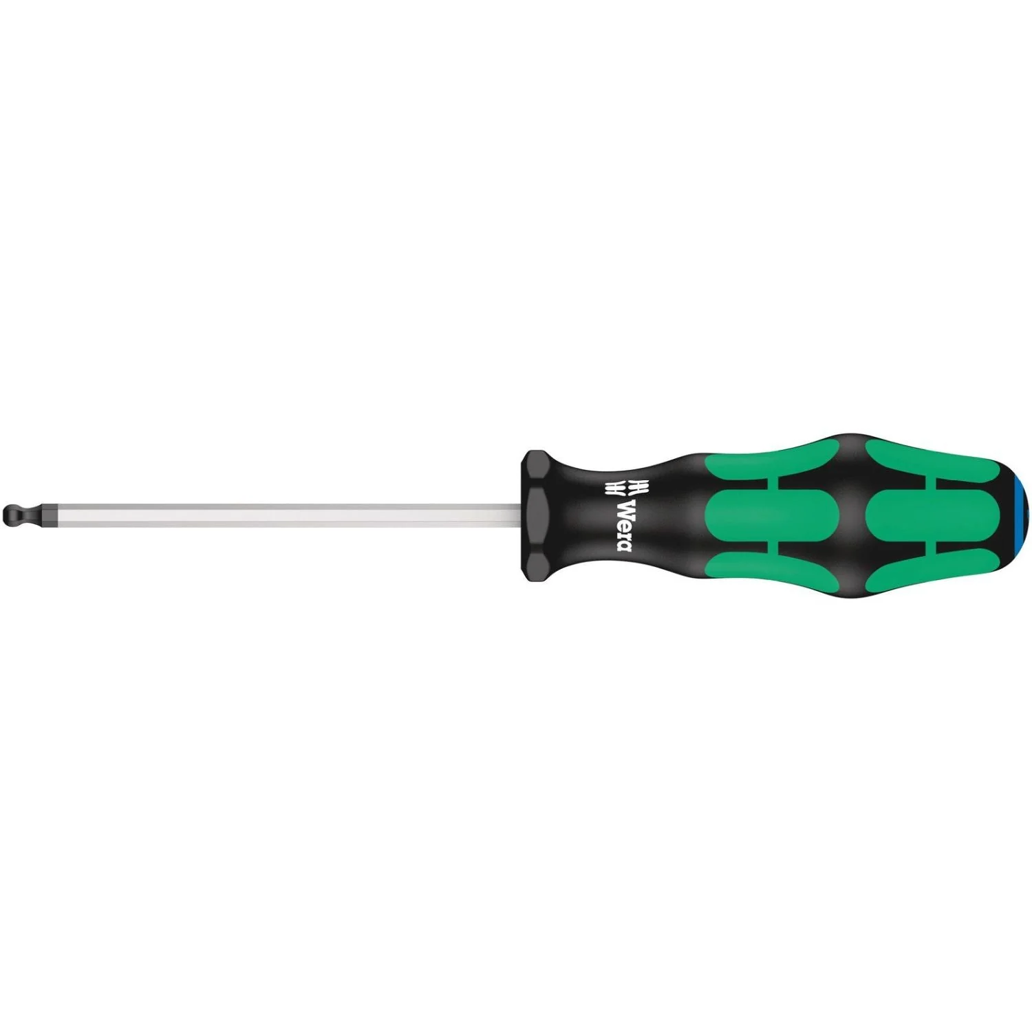 Wera 352 Ball End Screwdriver For Hexagon Socket Screws, 5/32-in.x100-mm. - Image 1