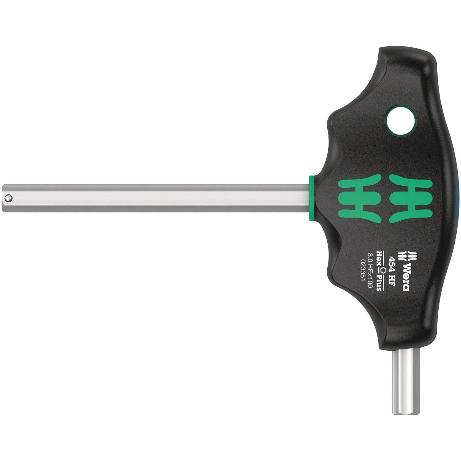 Wera 454 Hf T-Handle Hexagon Screwdriver Hex-Plus With Holding Function, 4x150-mm. - Image 2
