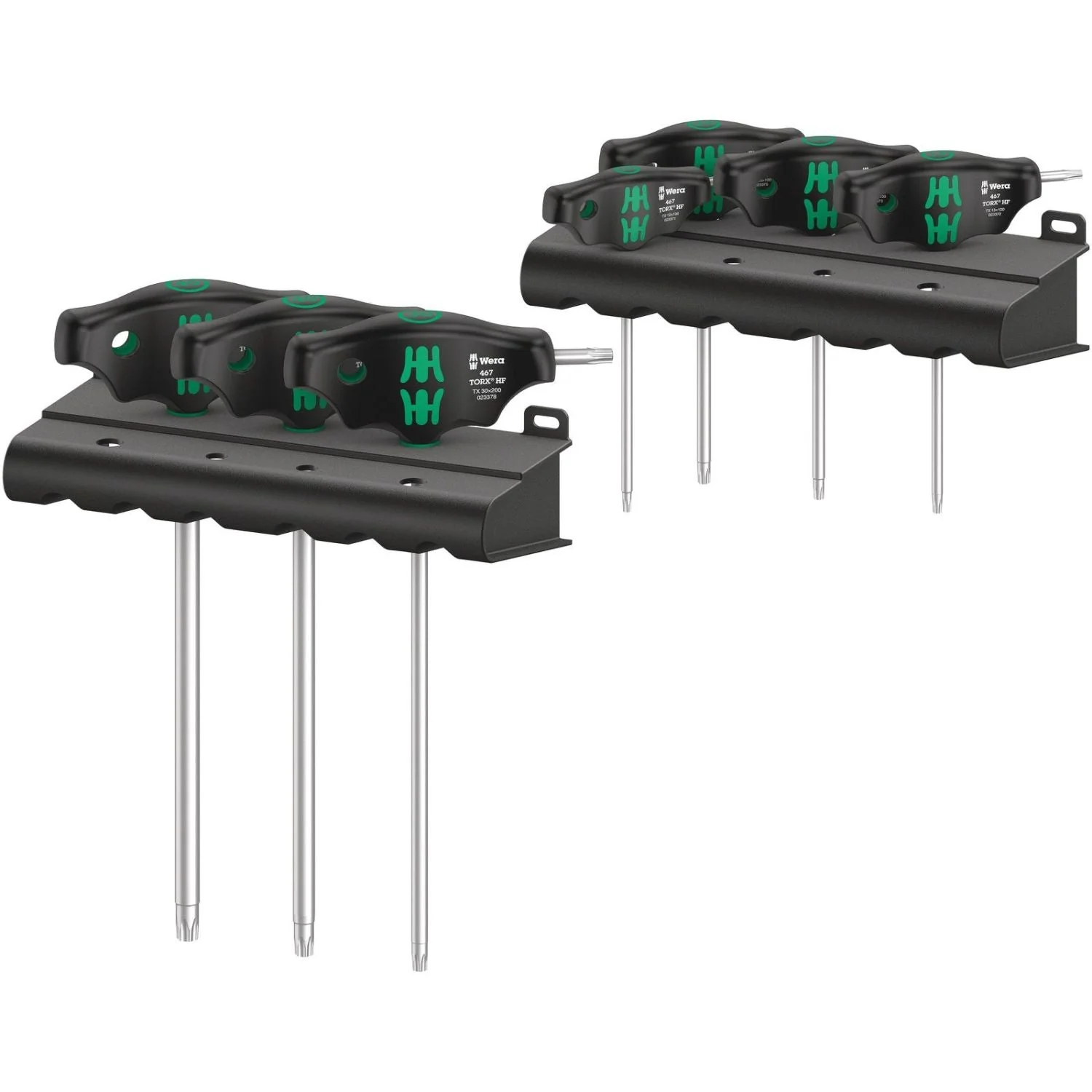 Wera 467/7 Torx Hf Set 1 Screwdriver Set T-Handle Torx Screwdrivers With Holding Function, 7-Pieces - Image 1