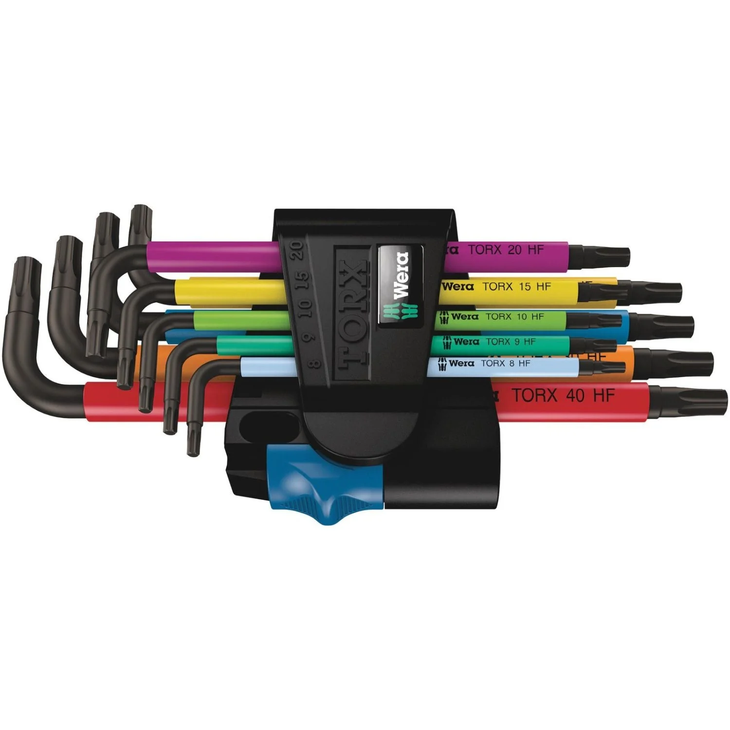 Wera 967/9 Torx Multicolour Hf 1 L-Key Set With Holding Function, 9-Pieces - Image 1
