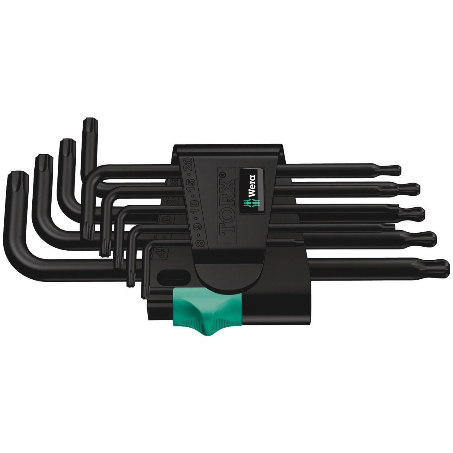 Wera 967/9 Torx 1 L-Key Set, Blacklaser, 9-Pieces - Image 1