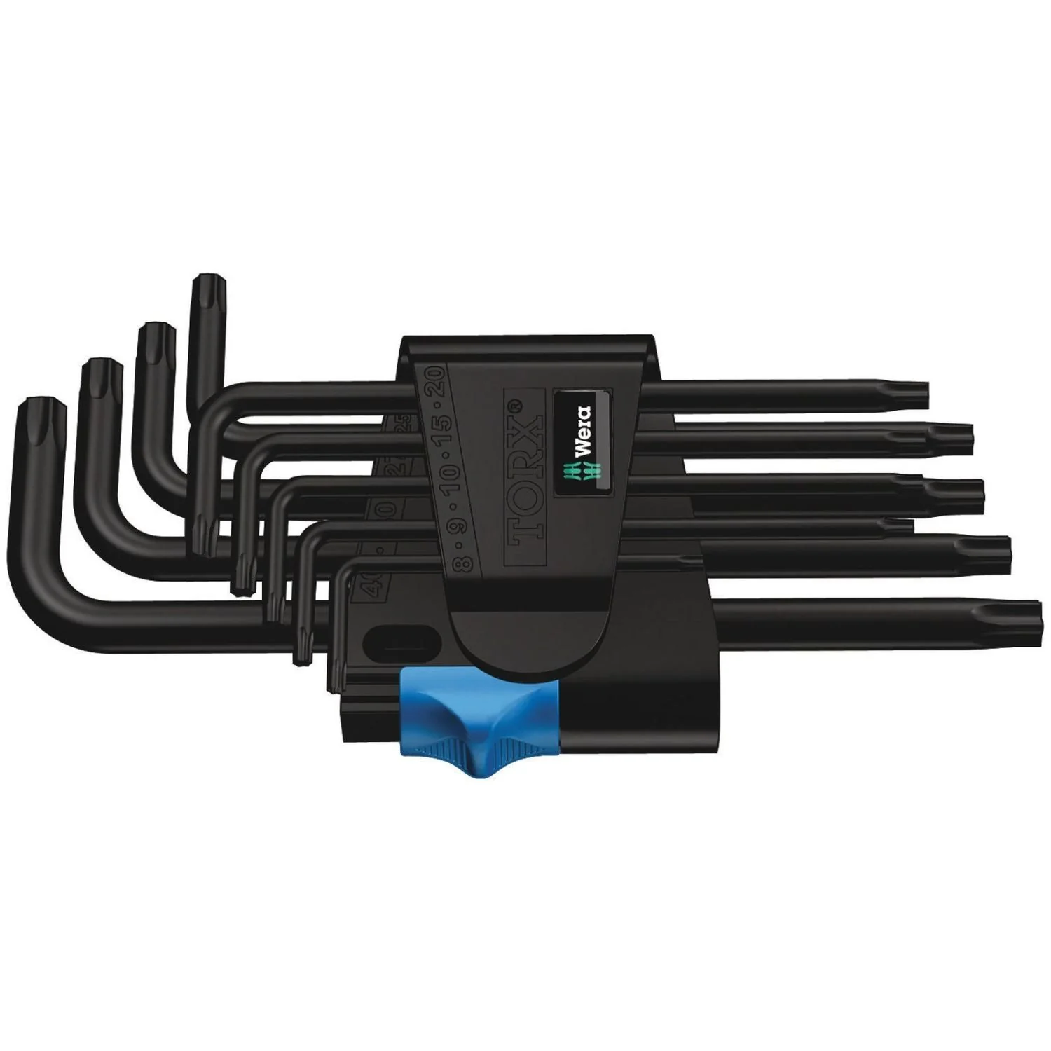 Wera 967/9 Torx Hf 1 L-Key Set With Holding Function, Blacklaser, 9-Pieces - Image 2