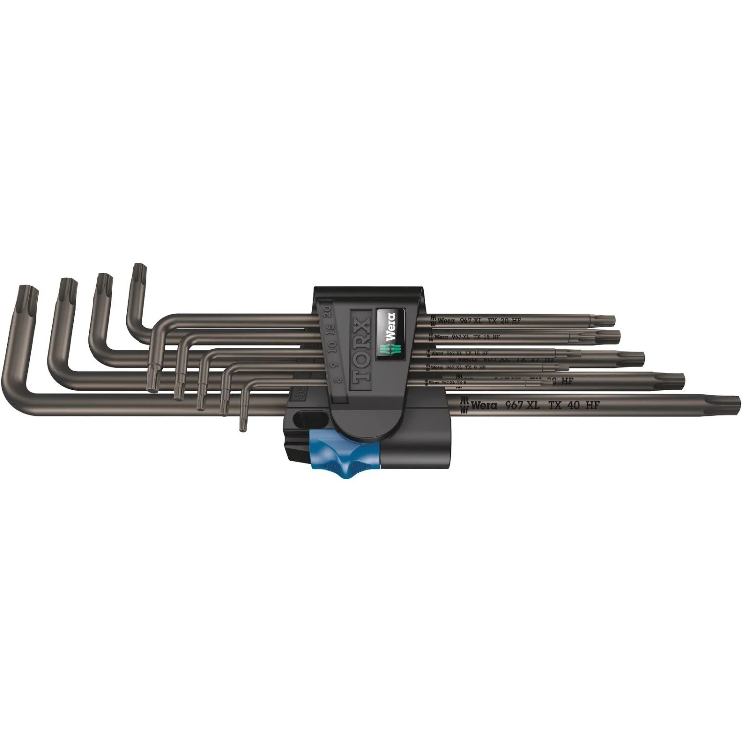 Wera 967/9 Torx XL Hf 1 L-Key Set With Holding Function, Long, 9-Pieces - Image 2