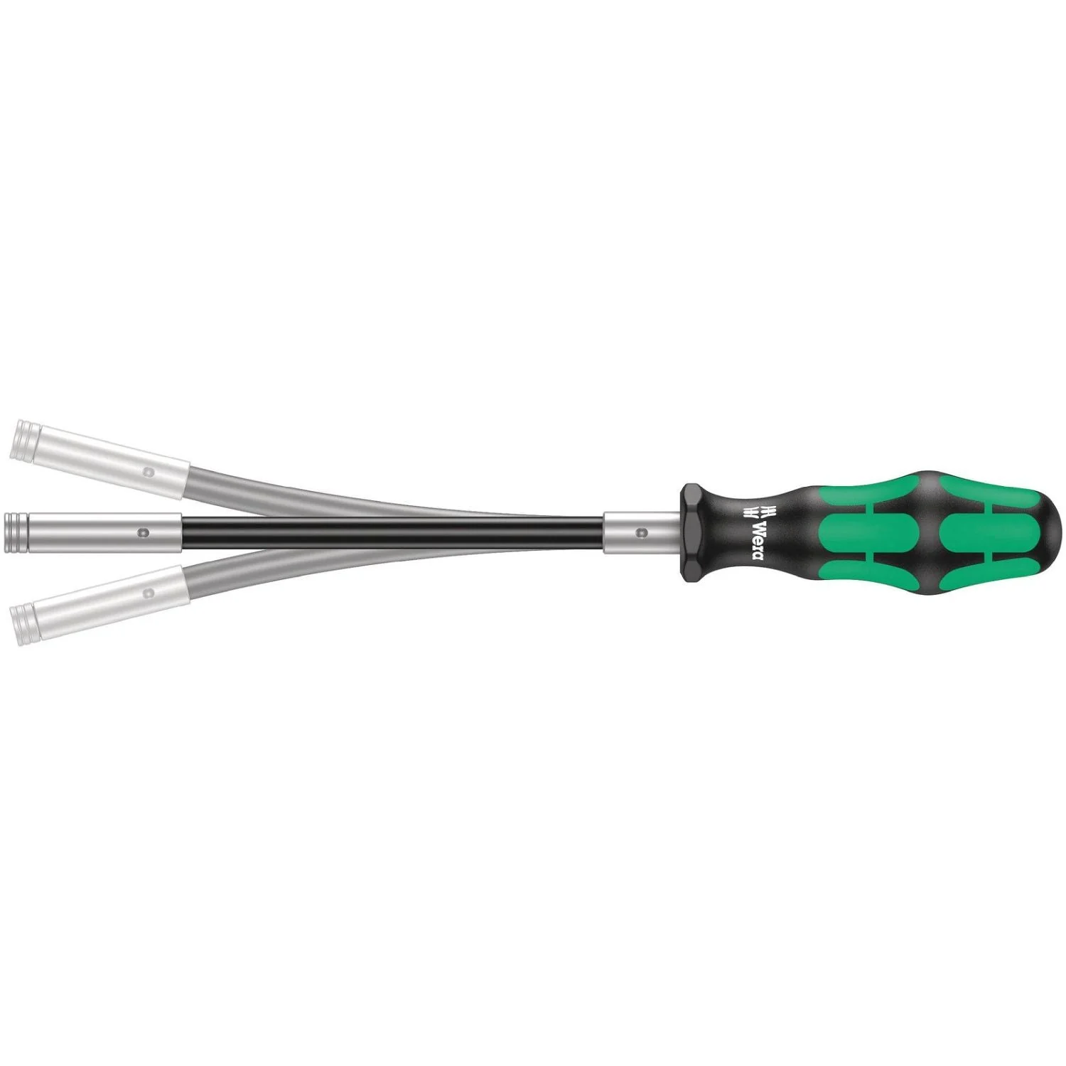 Wera 393 S Bitholding Screwdriver Extra Slim With Flexible Shaft, 1/4-in.x173.5-mm. - Image 2
